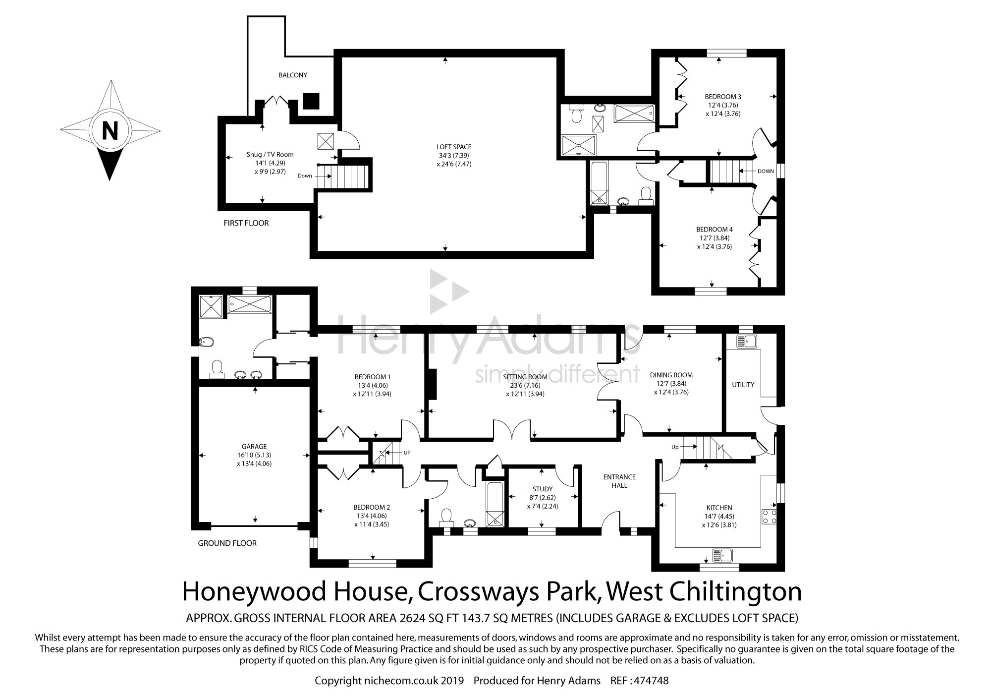 4 Bedrooms Detached house for sale in Crossways Park, West Chiltington RH20