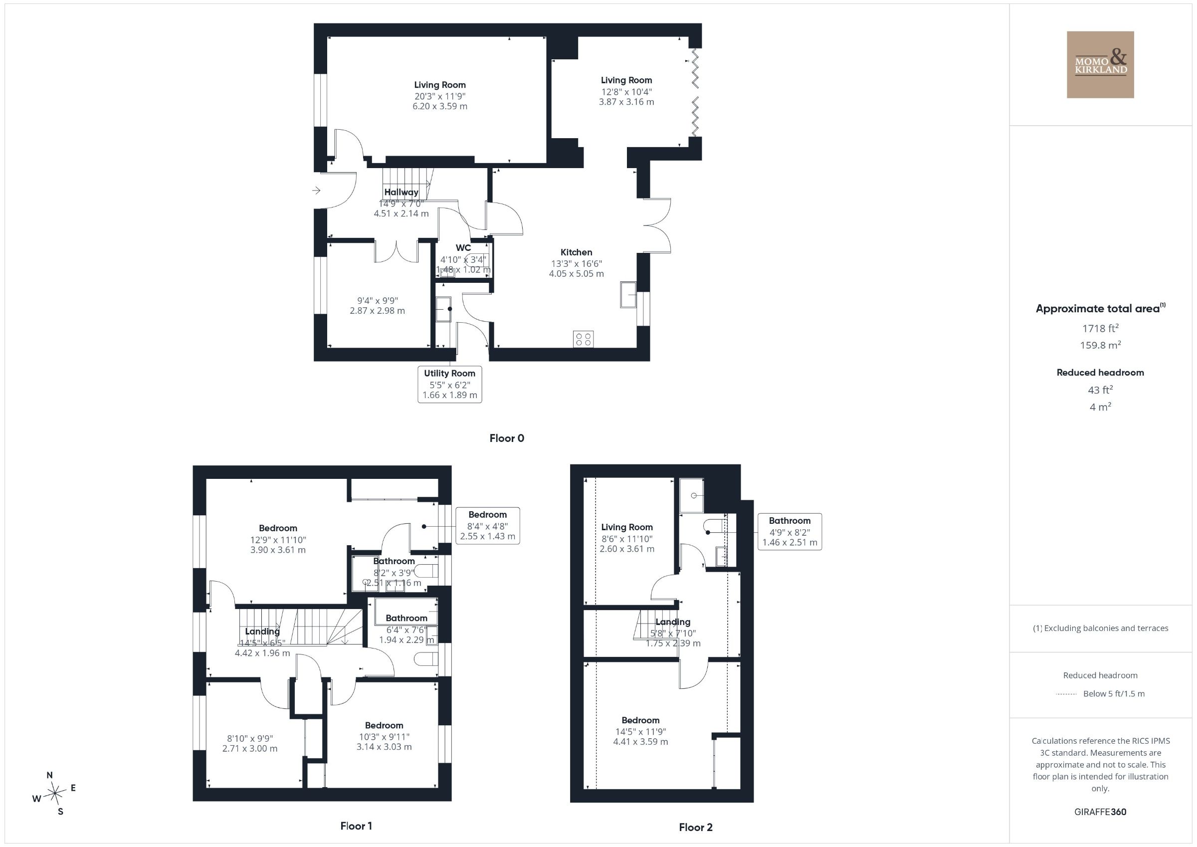 156d Glasgow Road, Glasgow floorplan