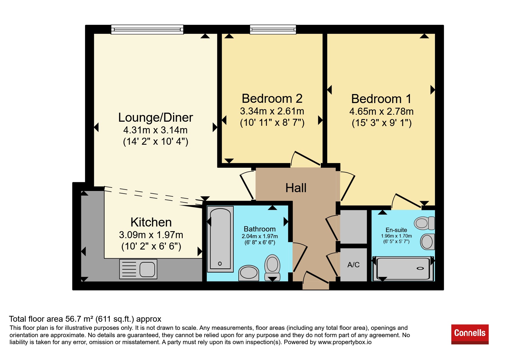1, Adonis Court, Admiral Drive, Stevenage floorplan
