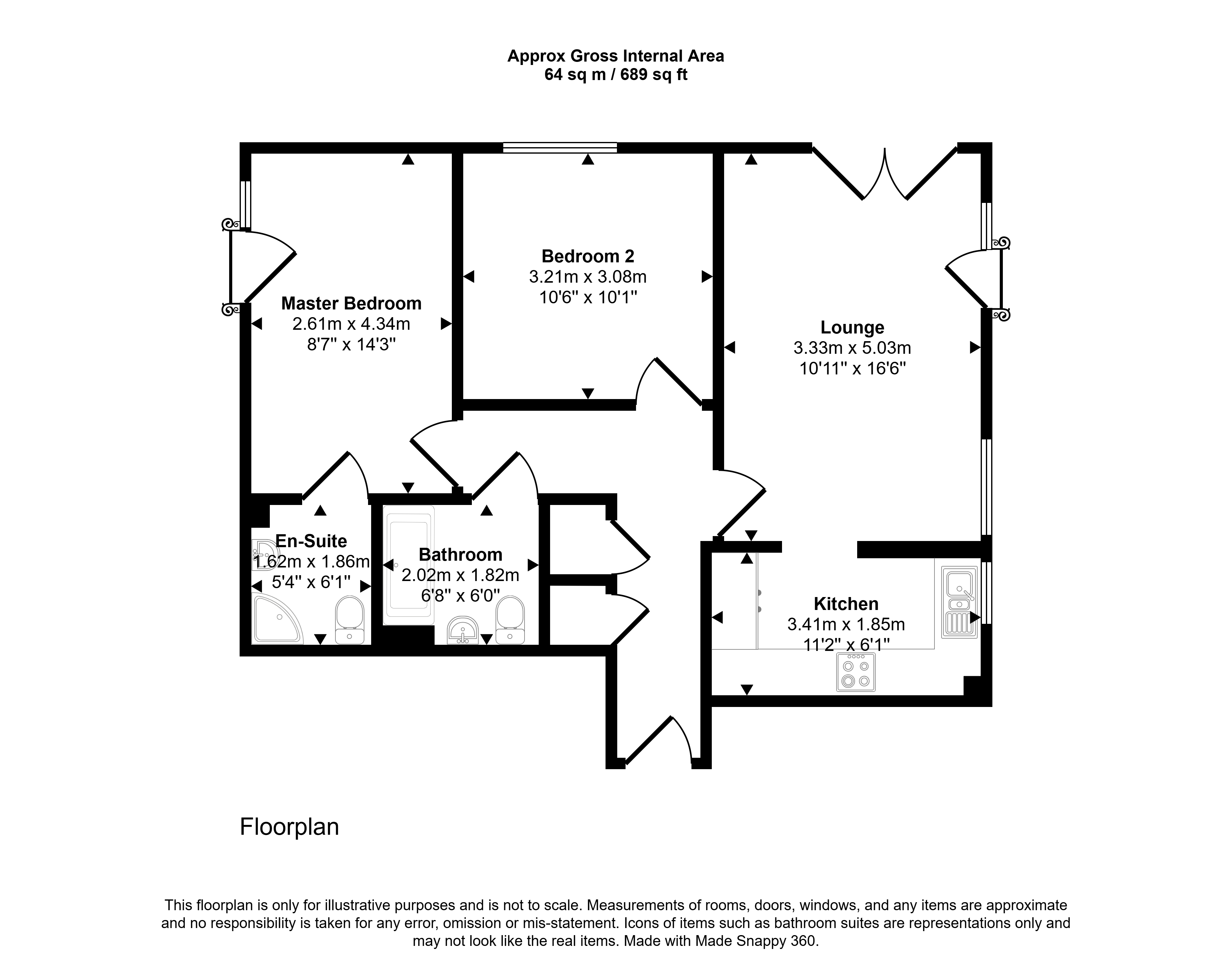 17, Hursley Walk, Newcastle upon Tyne floorplan