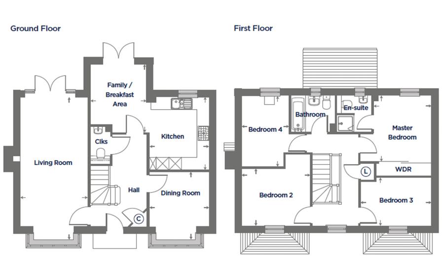 4 Bedrooms Detached house for sale in Buckton Fields Home Farm Drive, Boughton, Northampton, Northamptonshire NN2