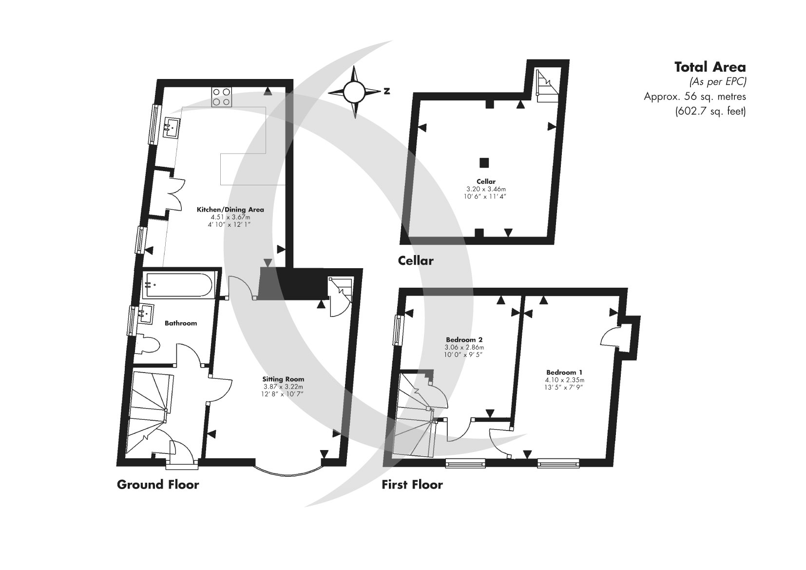 China Cottage, 149a, Middle Street, Kent floorplan