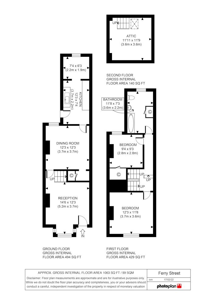 Ferry Street, Stapenhill, BurtonOnTrent DE15, 2 bedroom property for