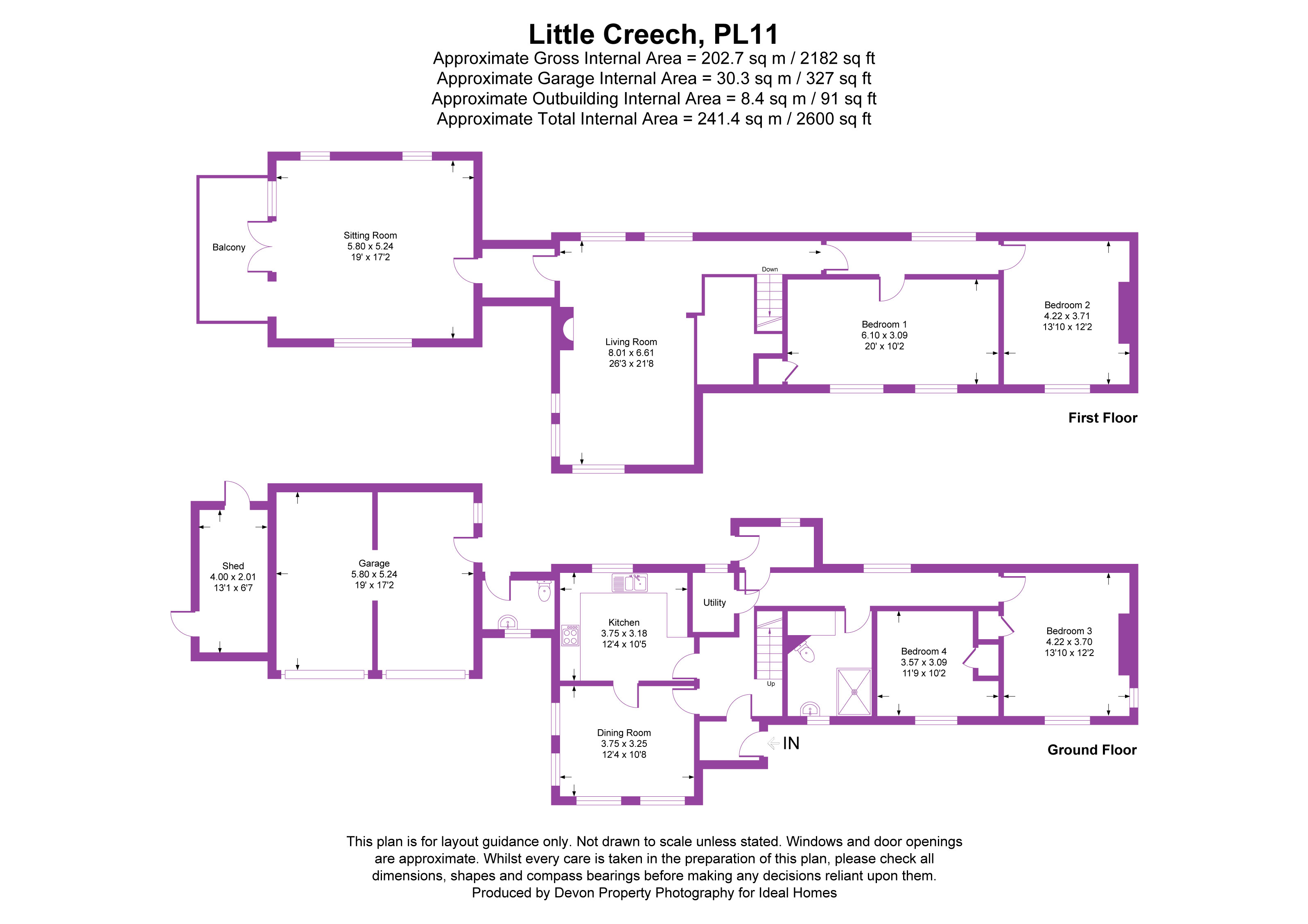 Little Creech,, Sheviock, Cornwall floorplan