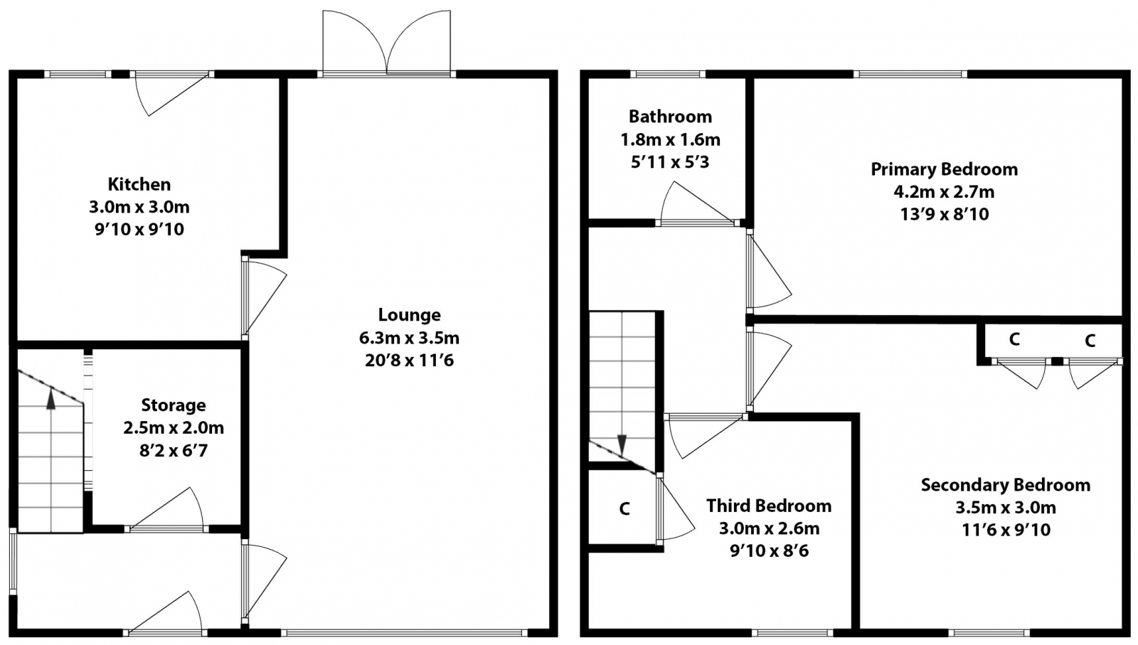 1 Church Crescent, Airdrie floorplan