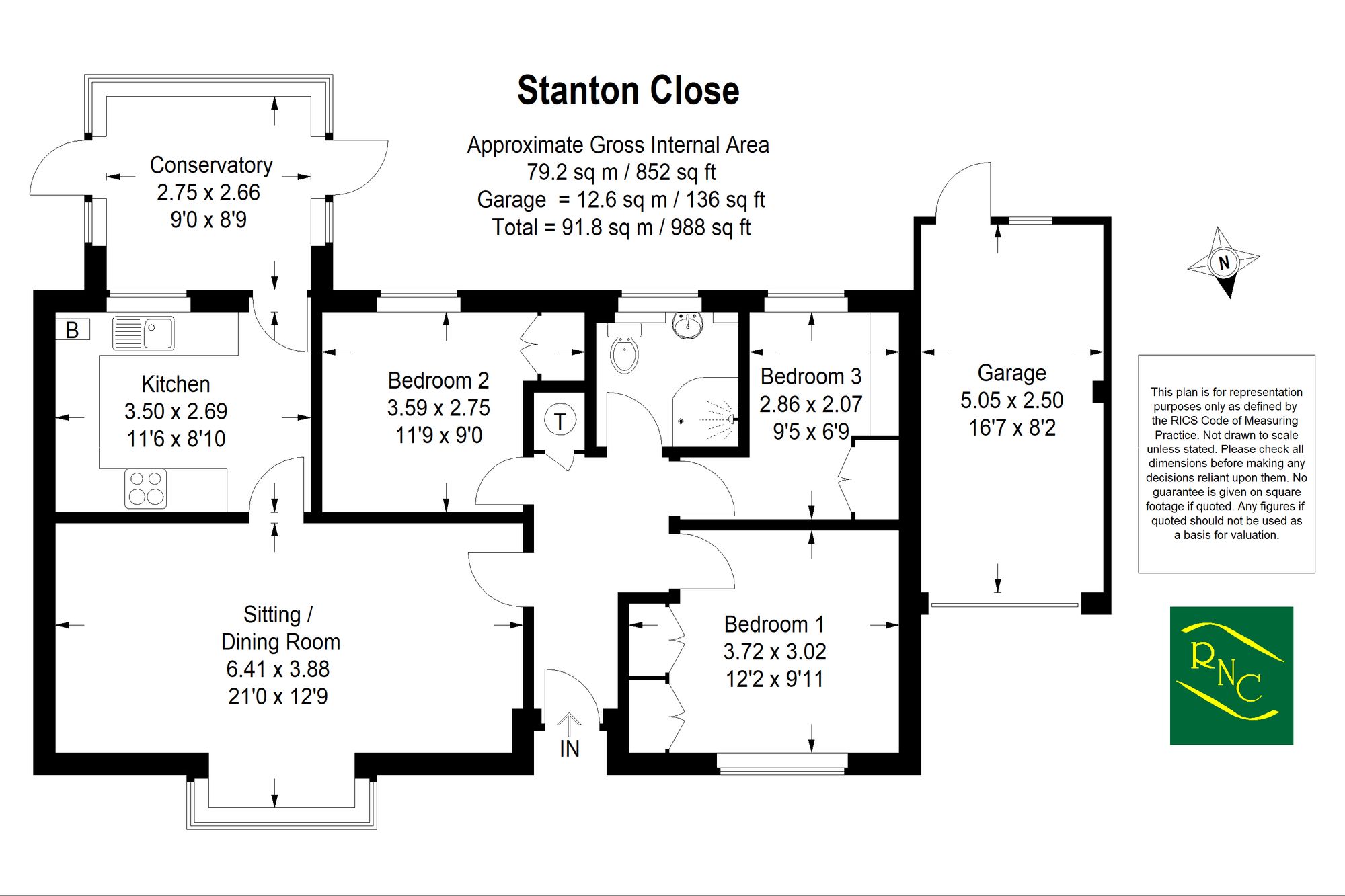 4 Stanton Close, Cranleigh floorplan