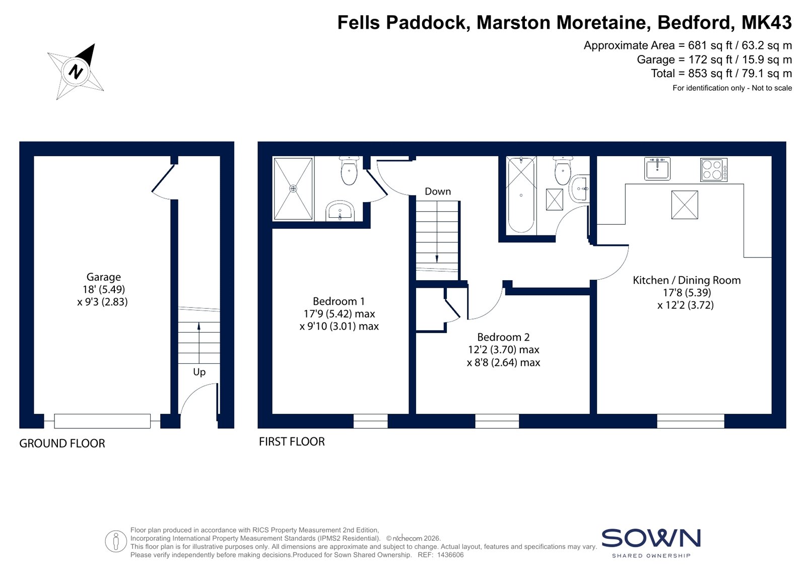 SETTLE SO, 33, Fells Paddock, Bedford floorplan