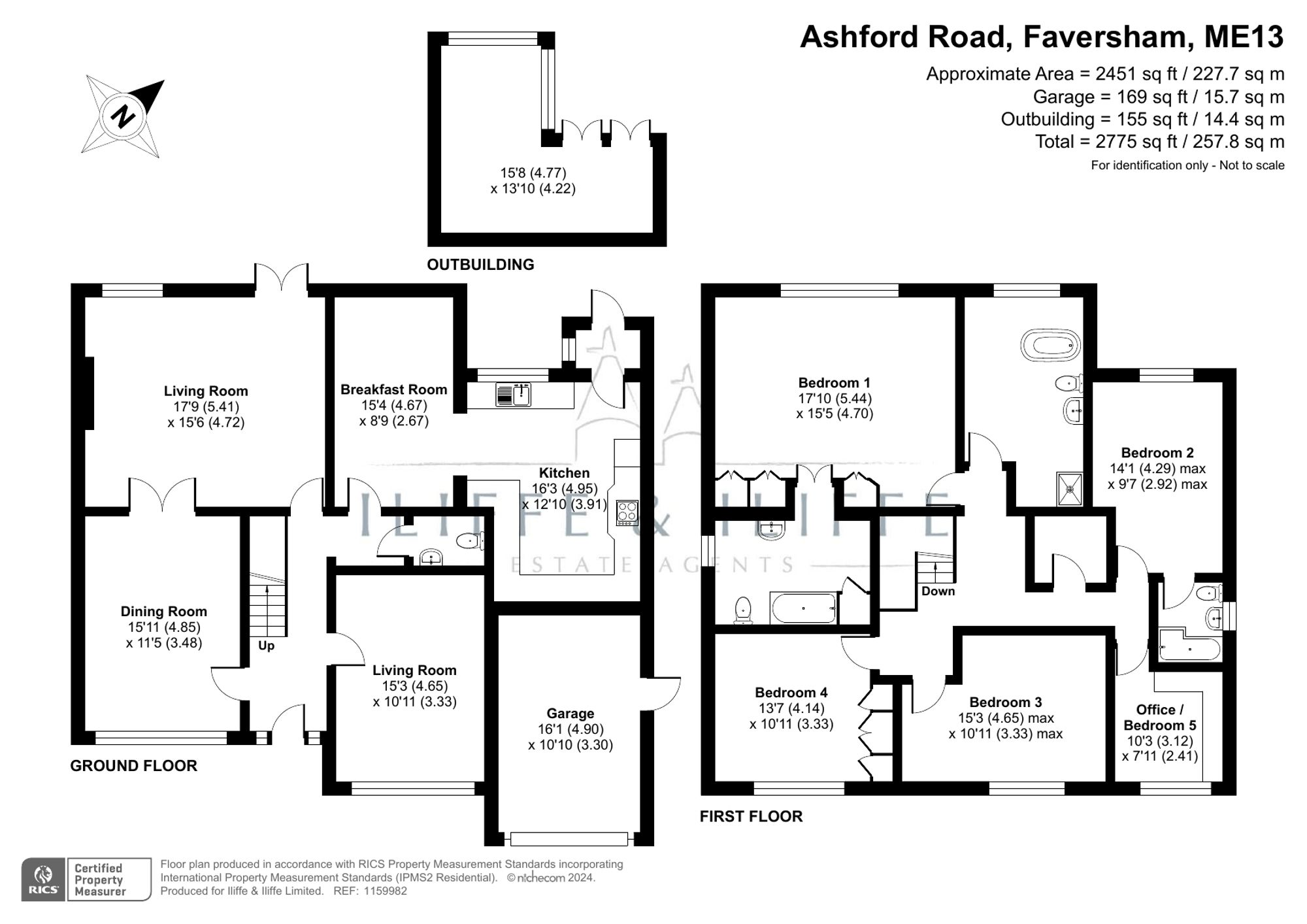 71 Ashford Road, Faversham floorplan
