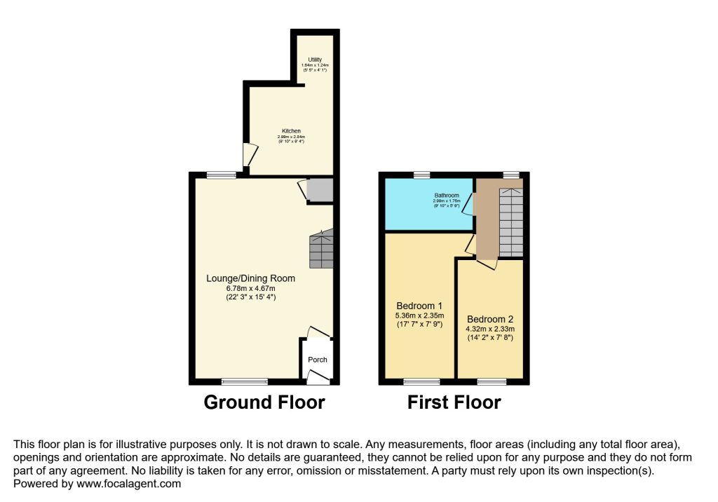 39, William Street, Pontypridd floorplan