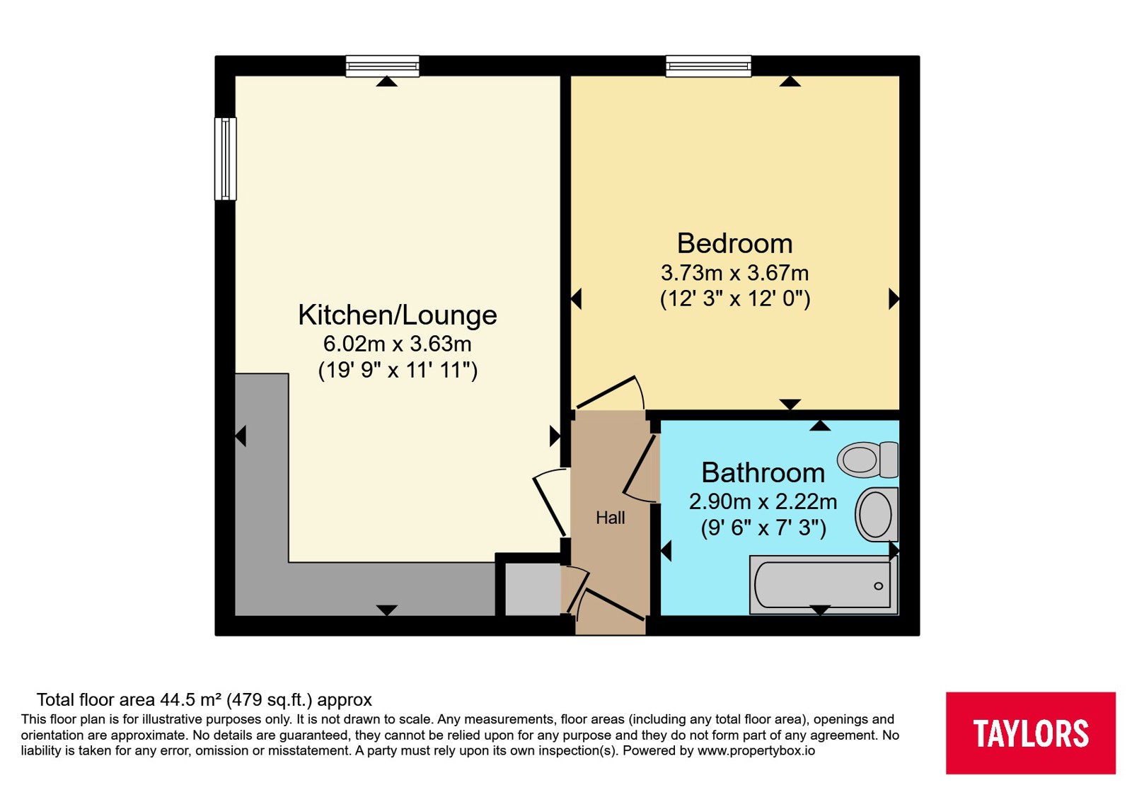 490, Dowsell Way, Bristol floorplan