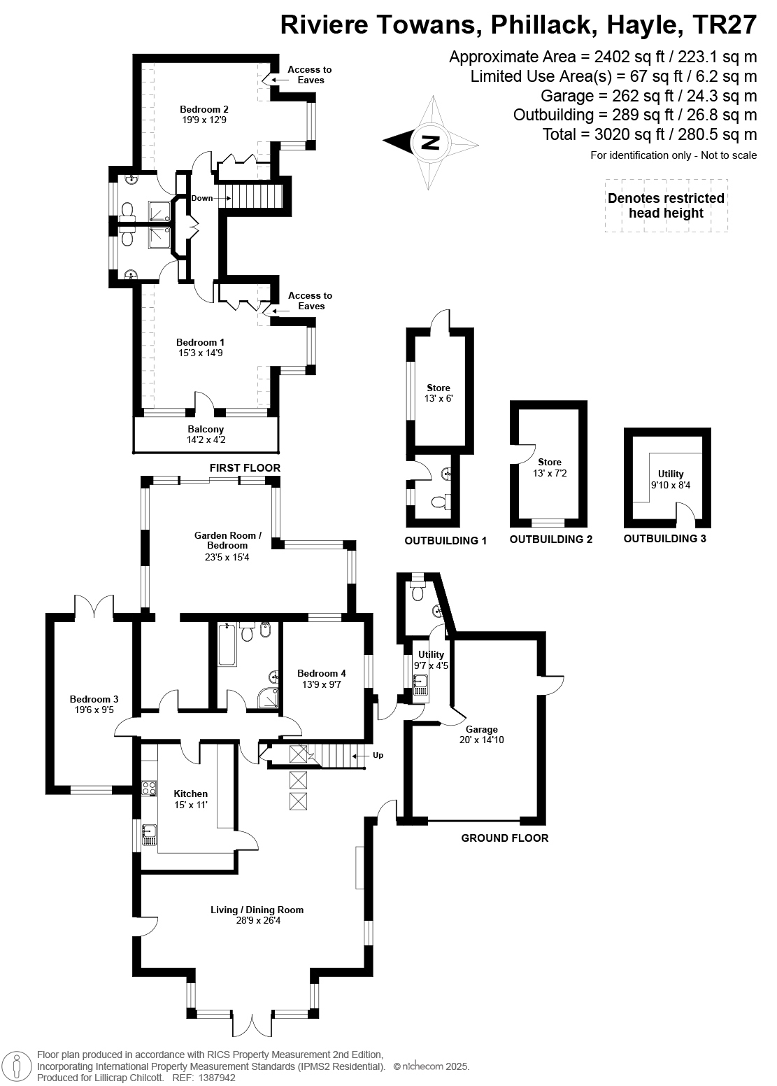 Wheal Lucy Cottage, Hayle floorplan