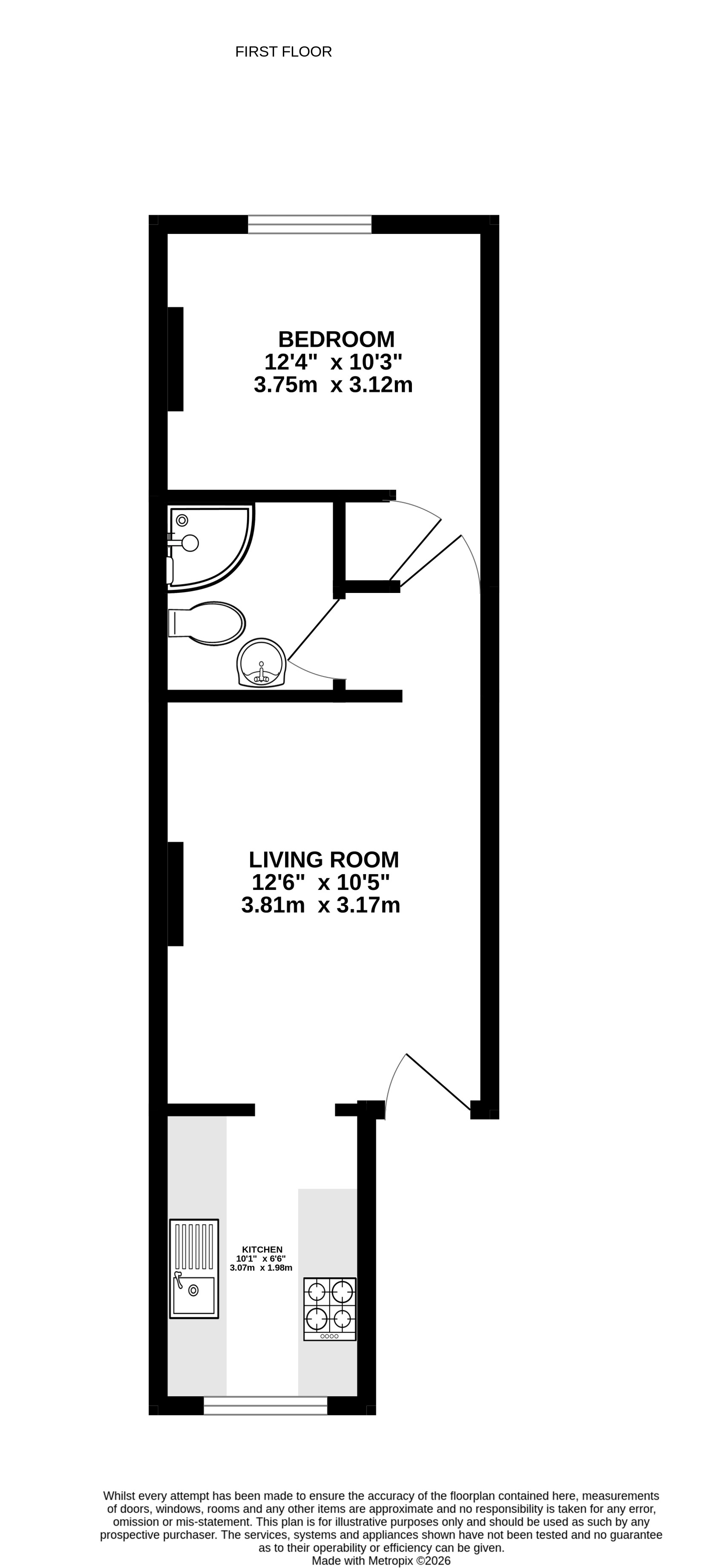 62A,, Grosvenor Road, Hampshire floorplan