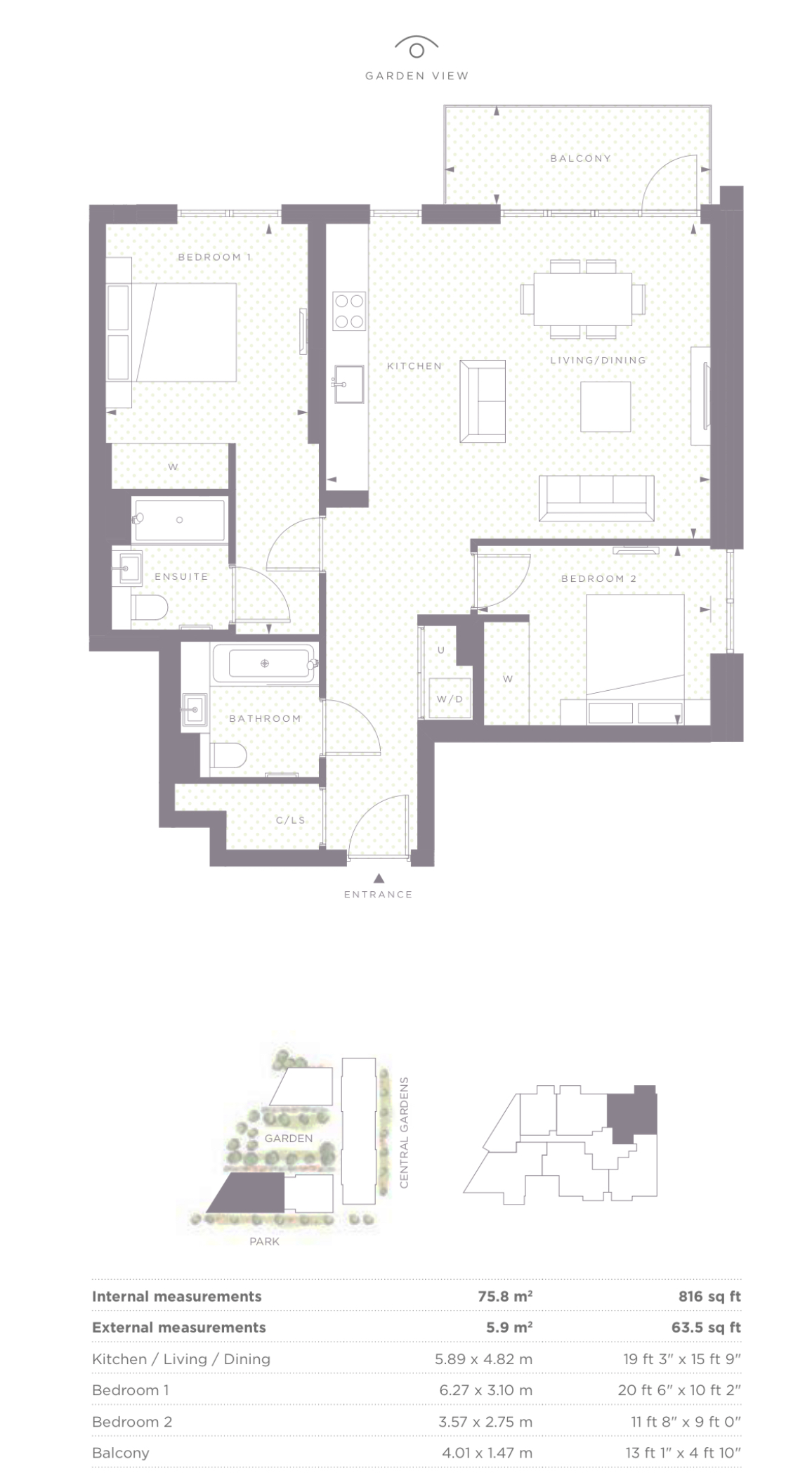 Fountain Park Way, London floorplan