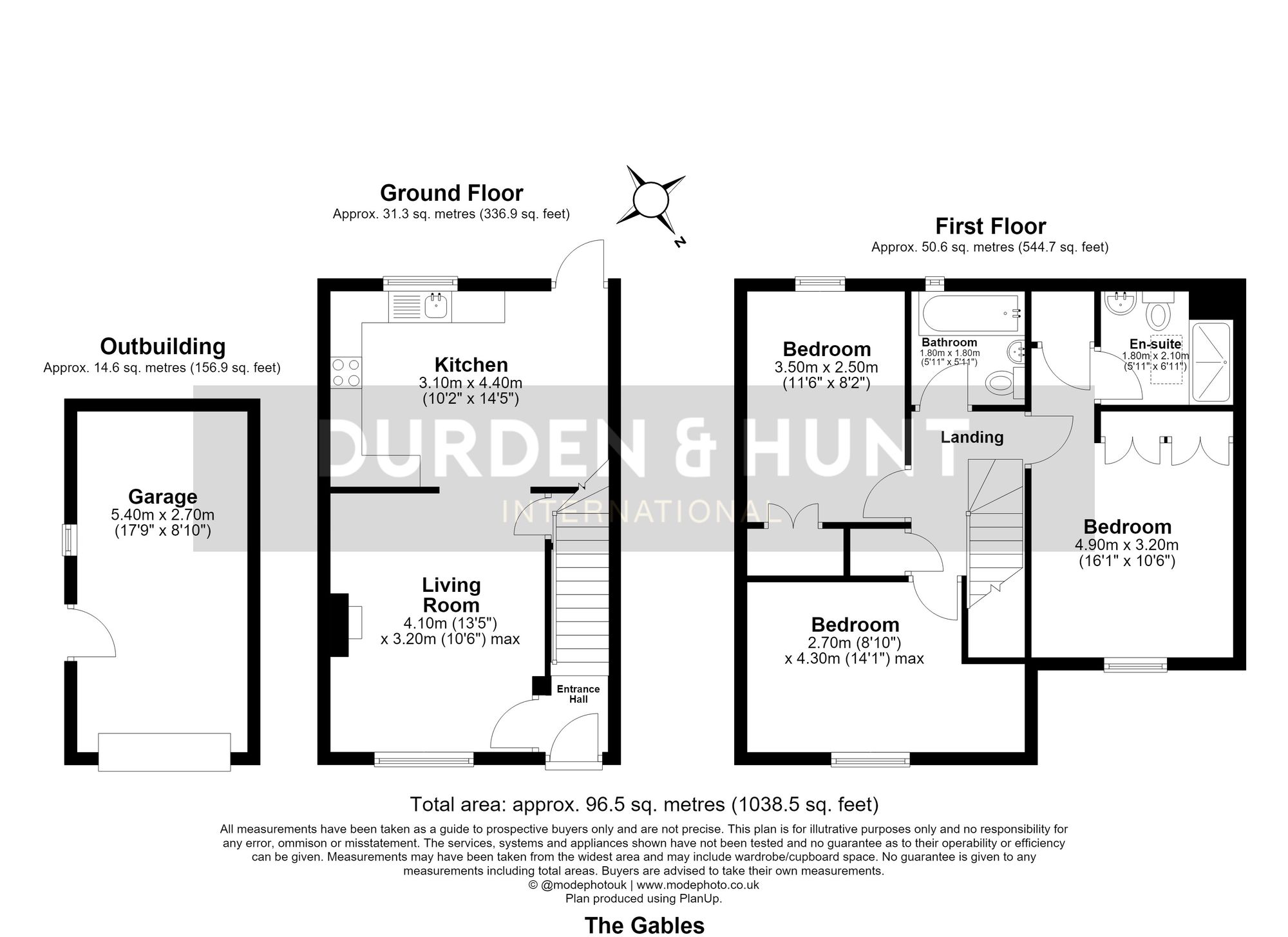 55 The Gables, Ongar floorplan