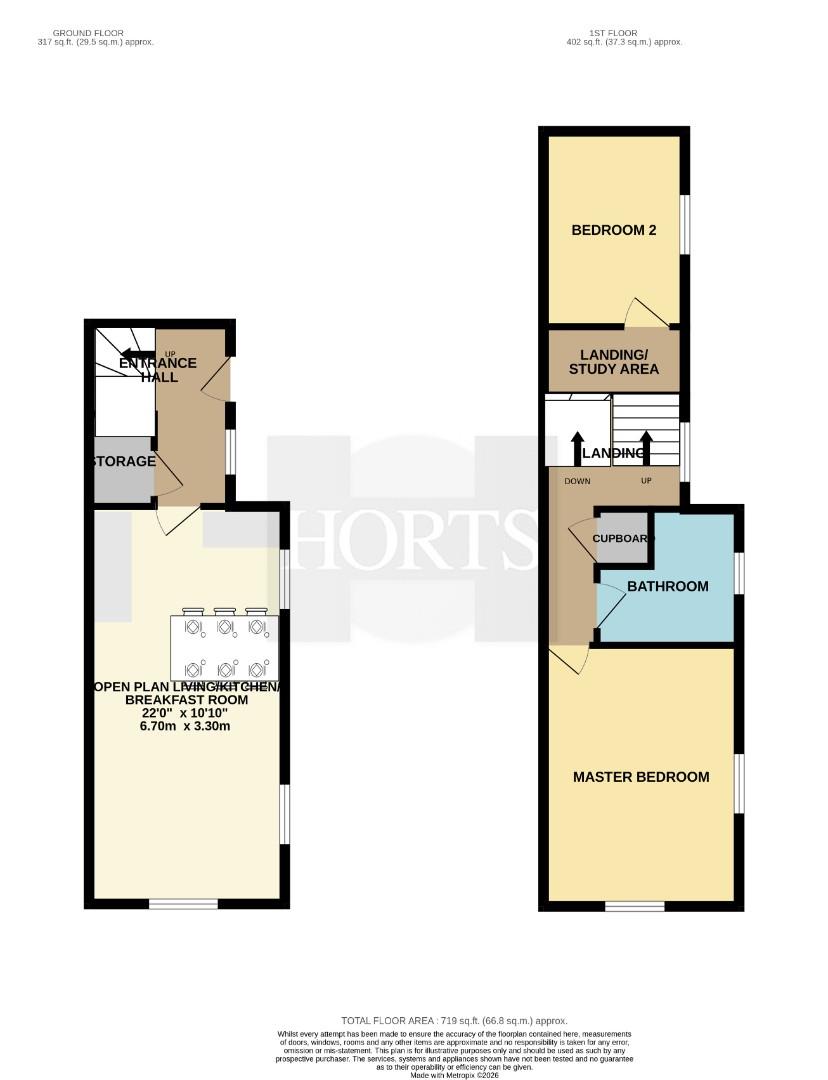 Flat 3, 23, Warwick Street, Rugby floorplan