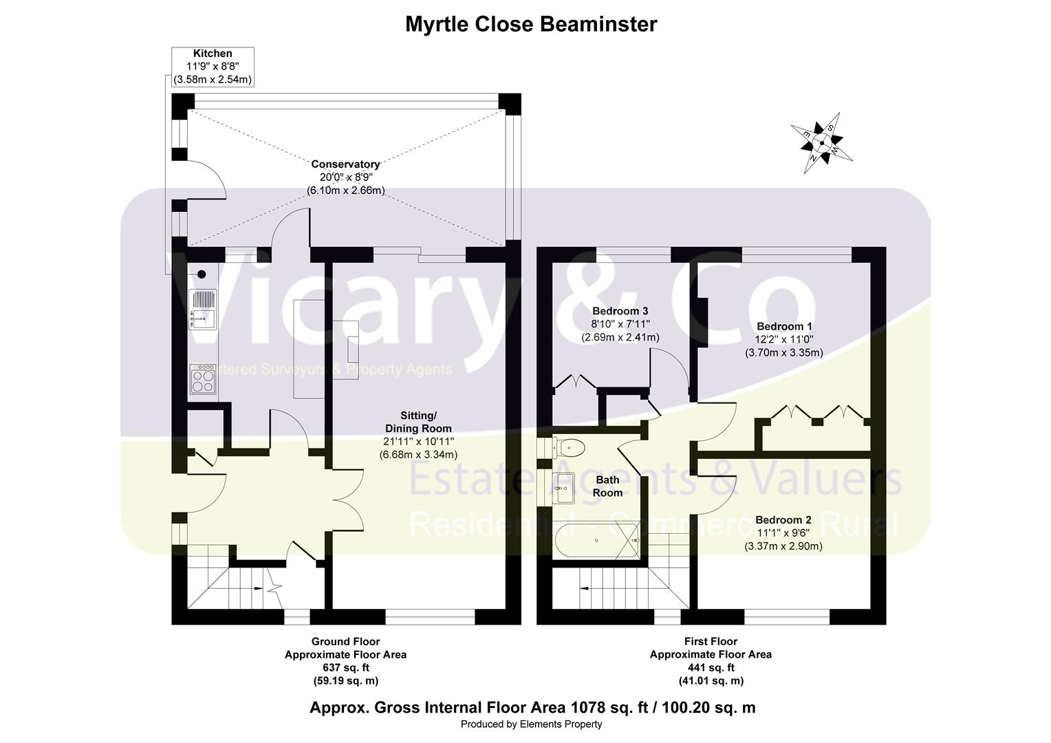 8, Myrtle Close, Beaminster floorplan