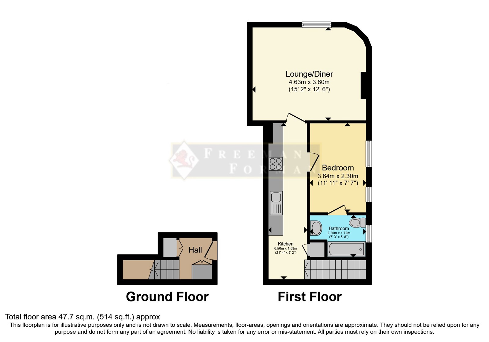 Wisteria House Flat, 32, High Street, Wadhurst floorplan