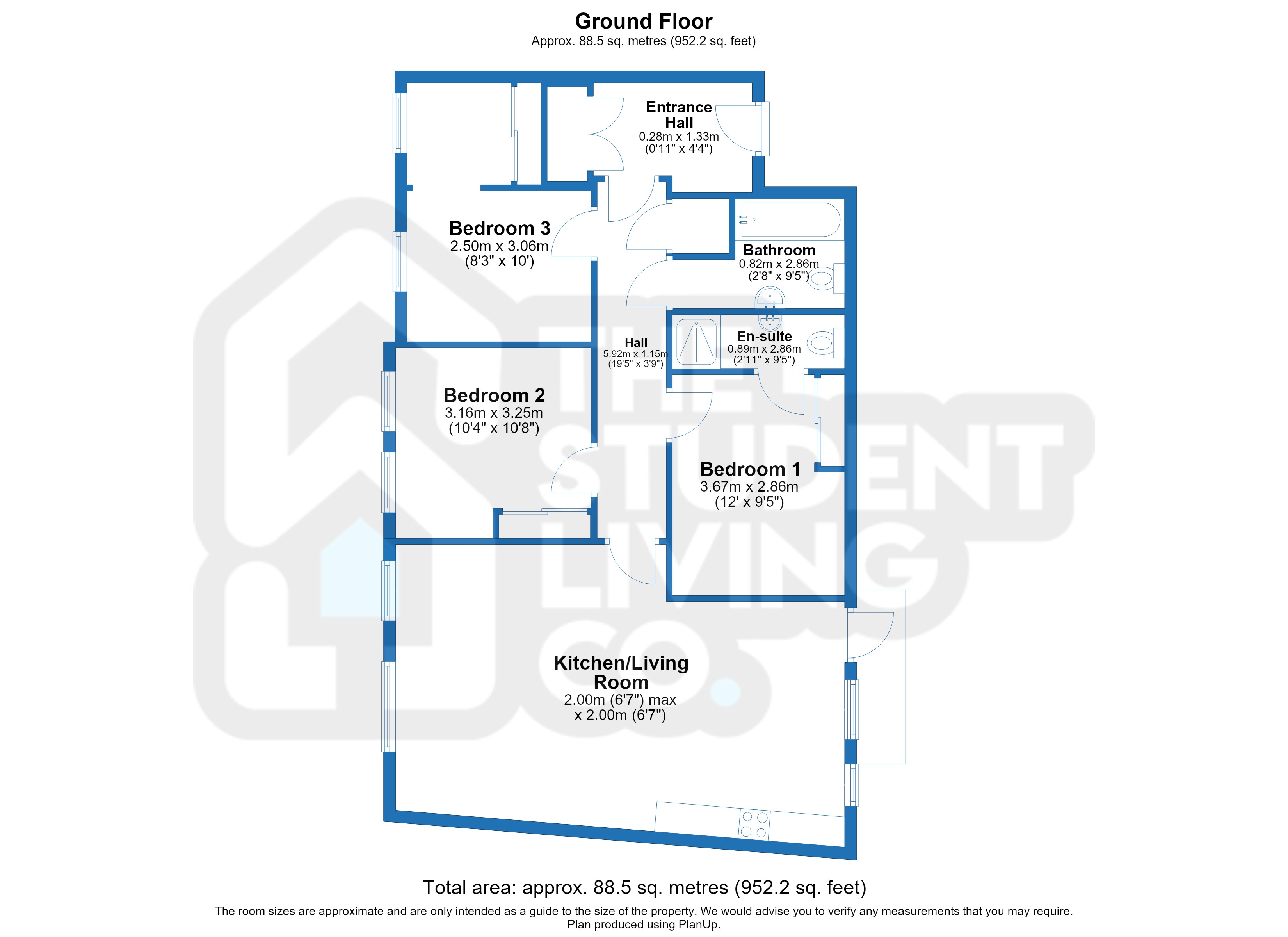 17 Enfield House, 18, Low Pavement, Nottingham floorplan