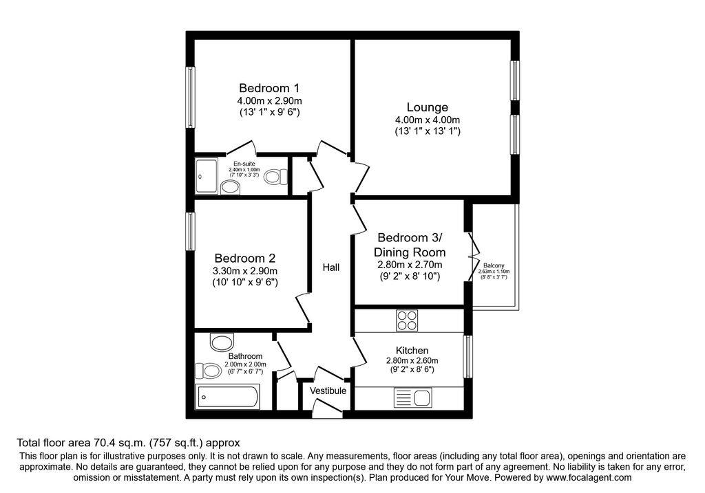 28, Hutchison Way, Kirkcaldy floorplan
