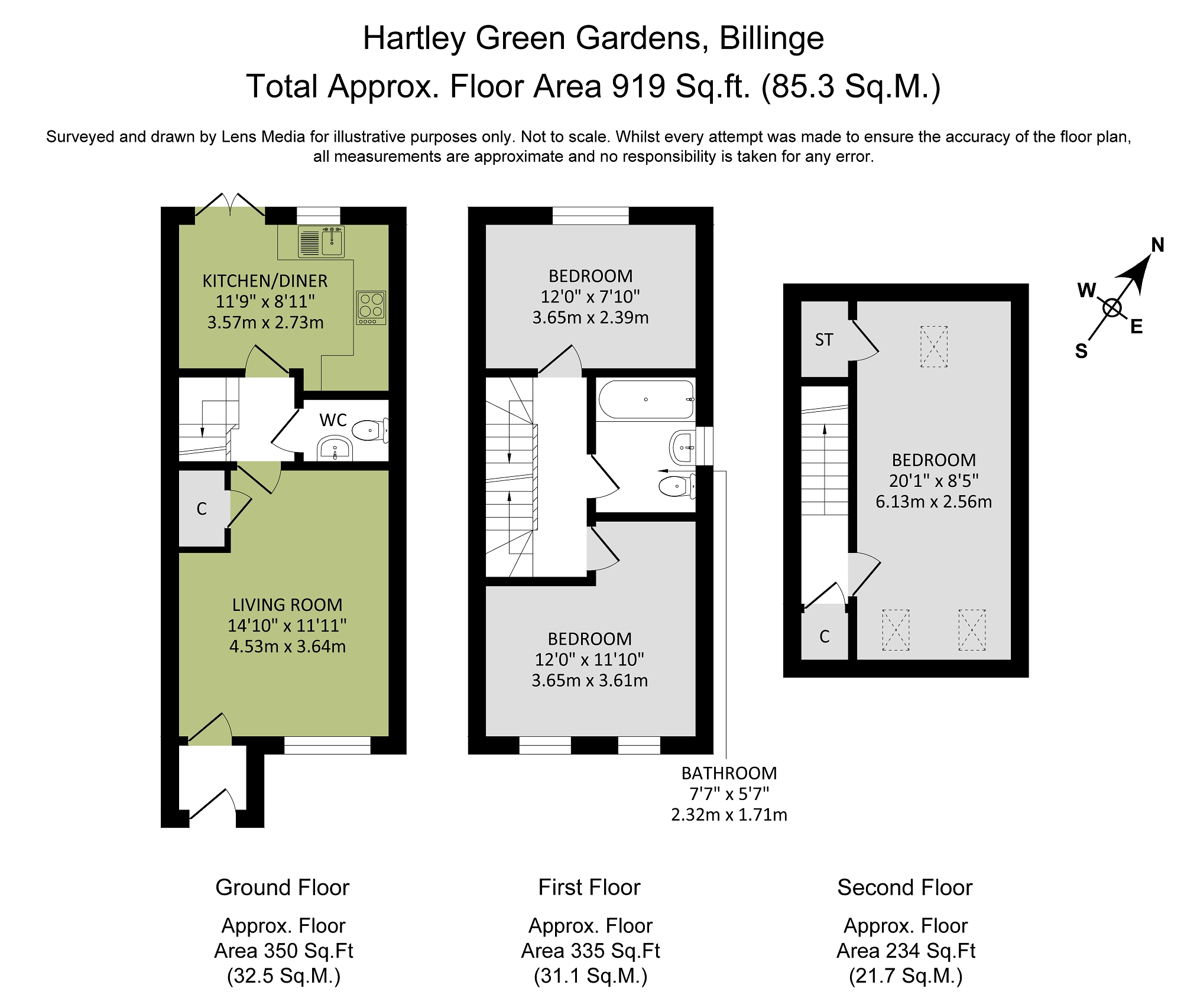 Hartley Green Gardens, Billinge, Wigan, Greater Manchester. WN5, 3