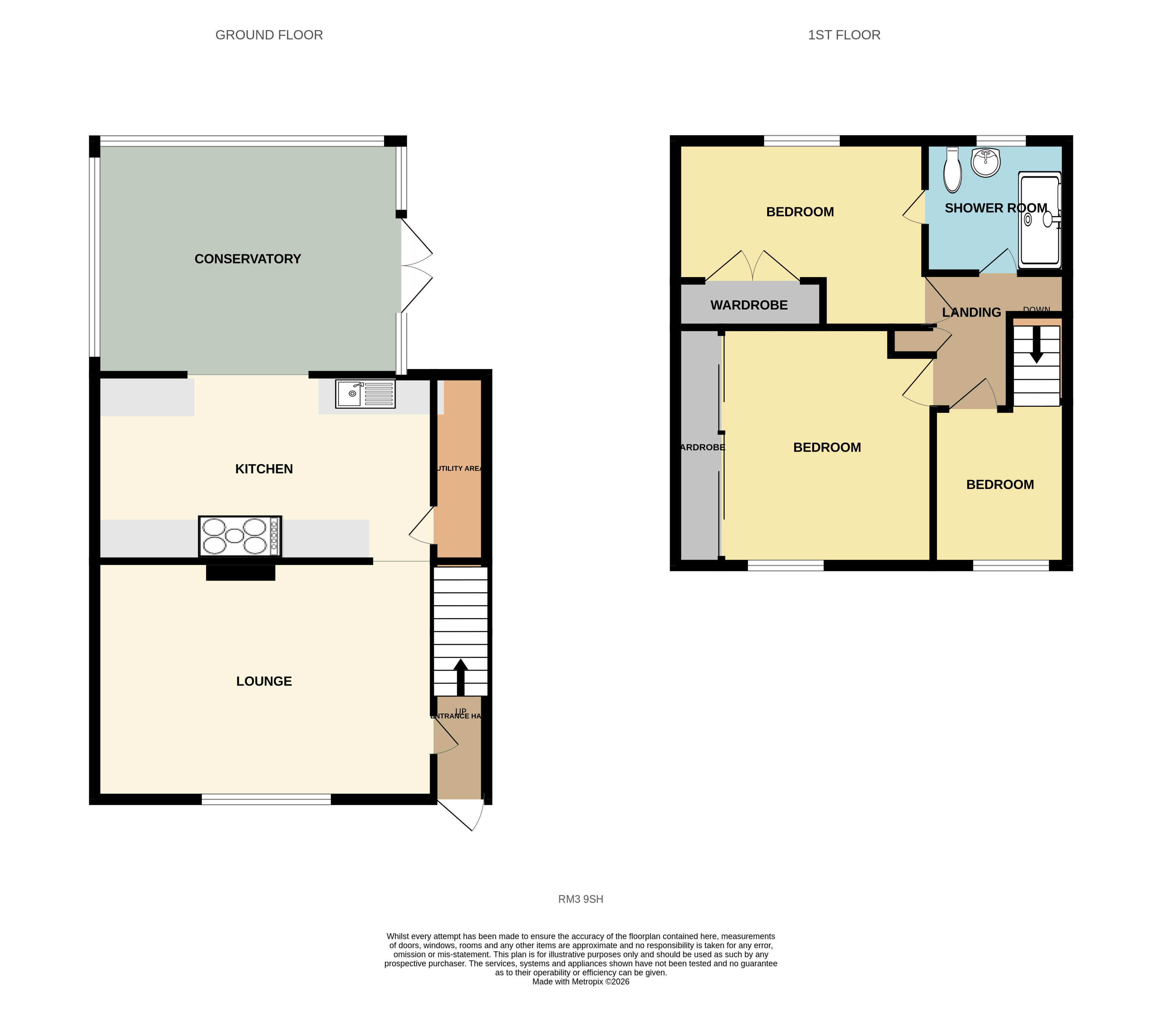 27, Wickford Drive, Romford floorplan