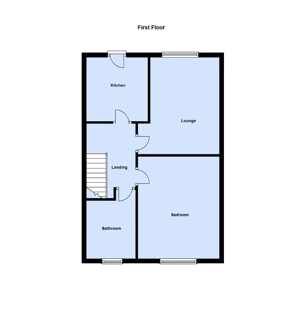 Flat 2, 7, Trent Road, Blackpool floorplan