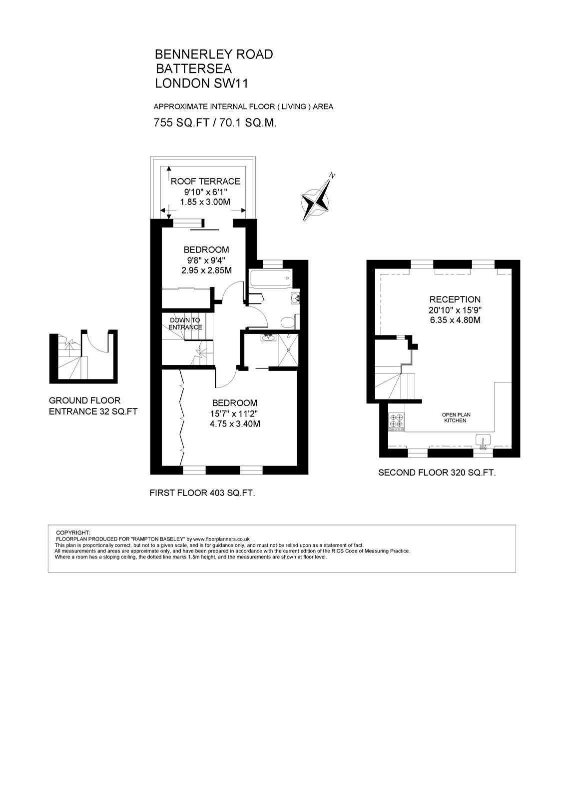 Bennerley Road, London floorplan