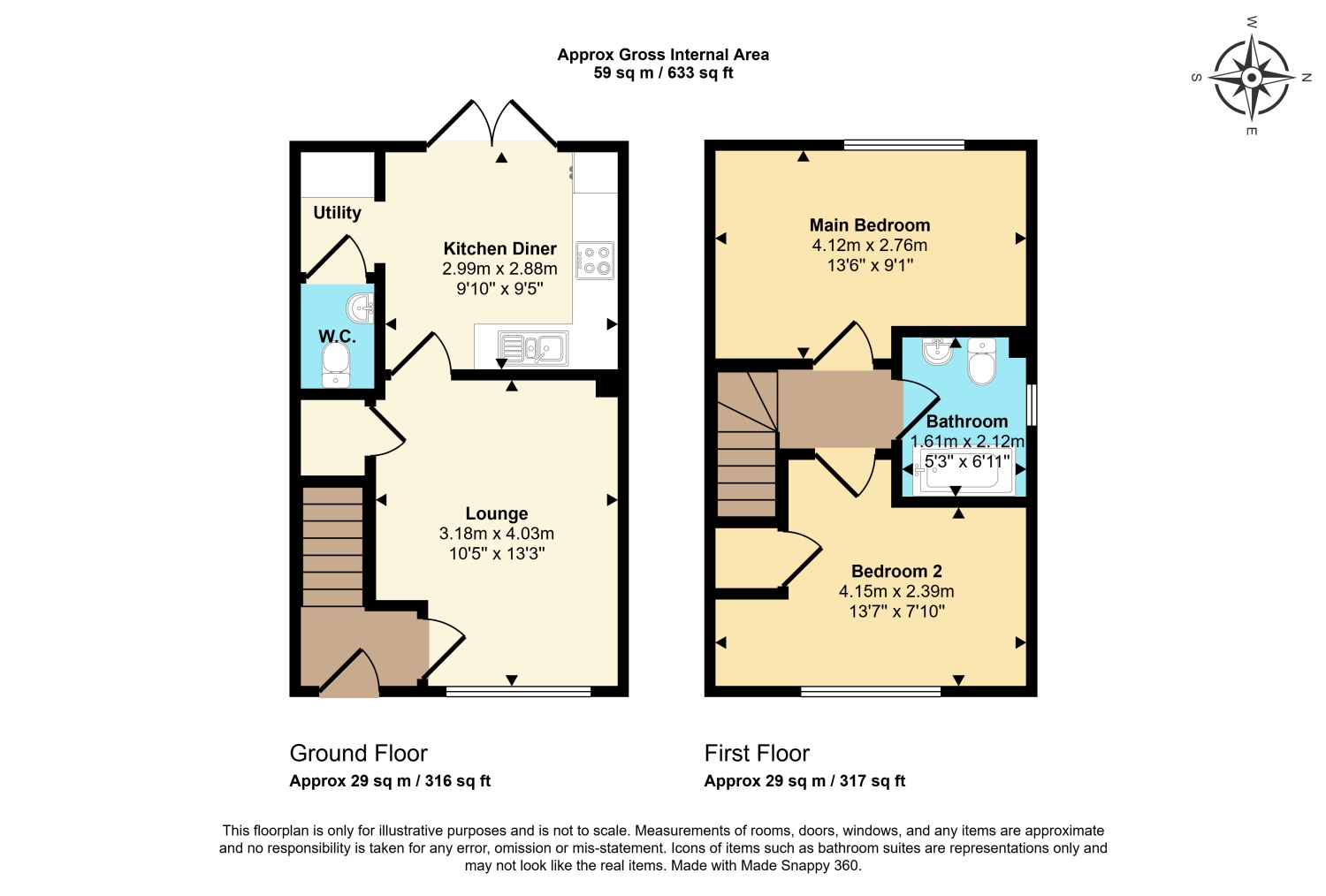 2, Britius Road Brize Norton, Carterton floorplan