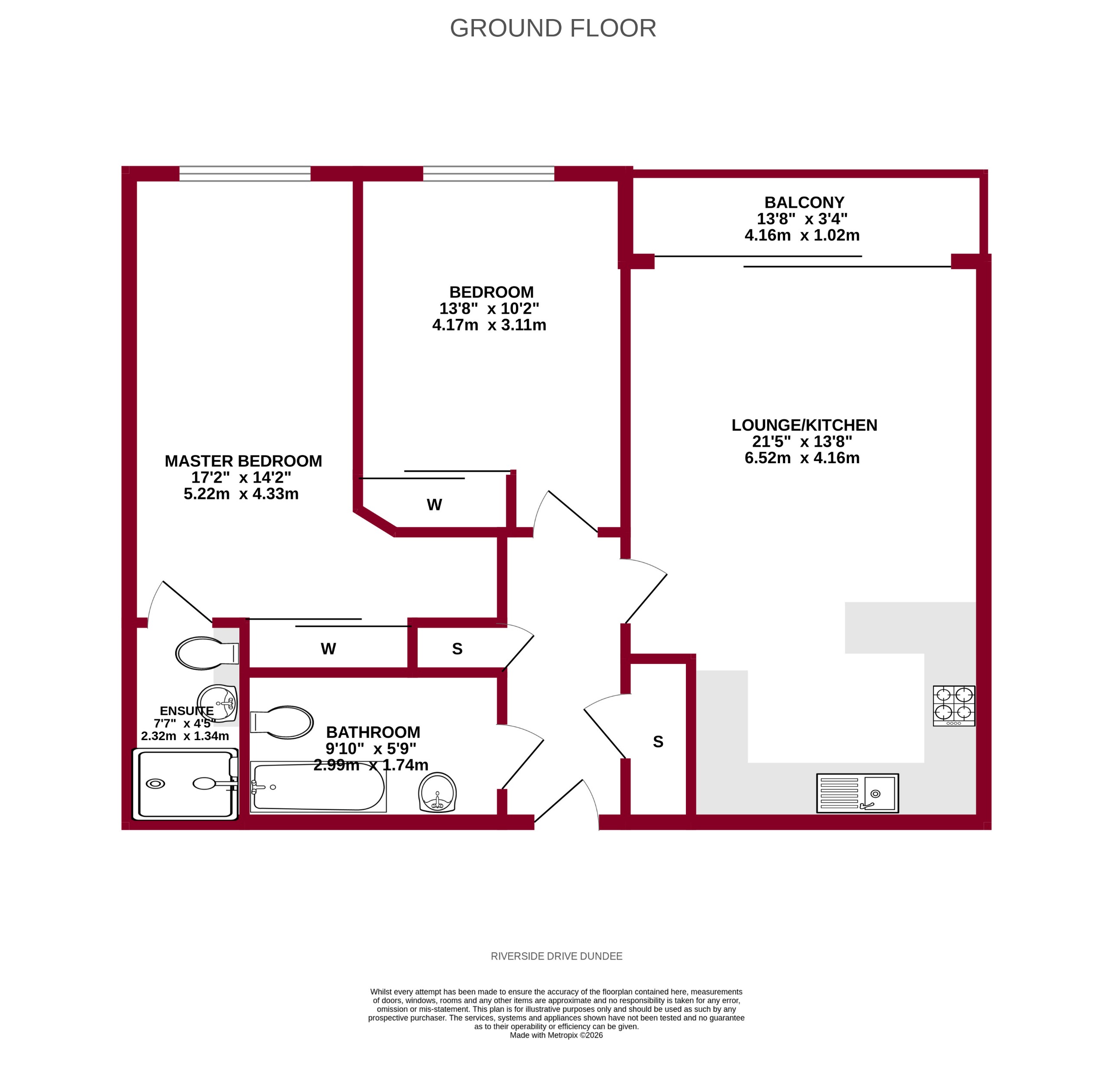 Riverside Drive, Dundee floorplan