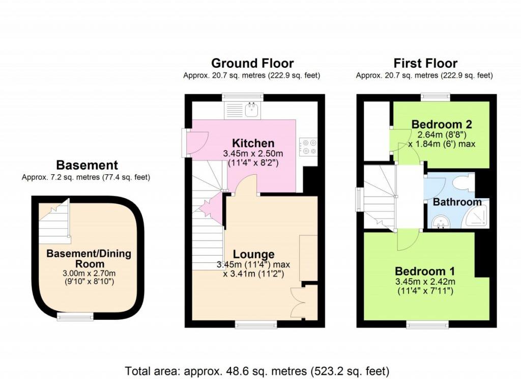 Woodfields, Stansted CM24, 2 bedroom terraced house for sale 65268615