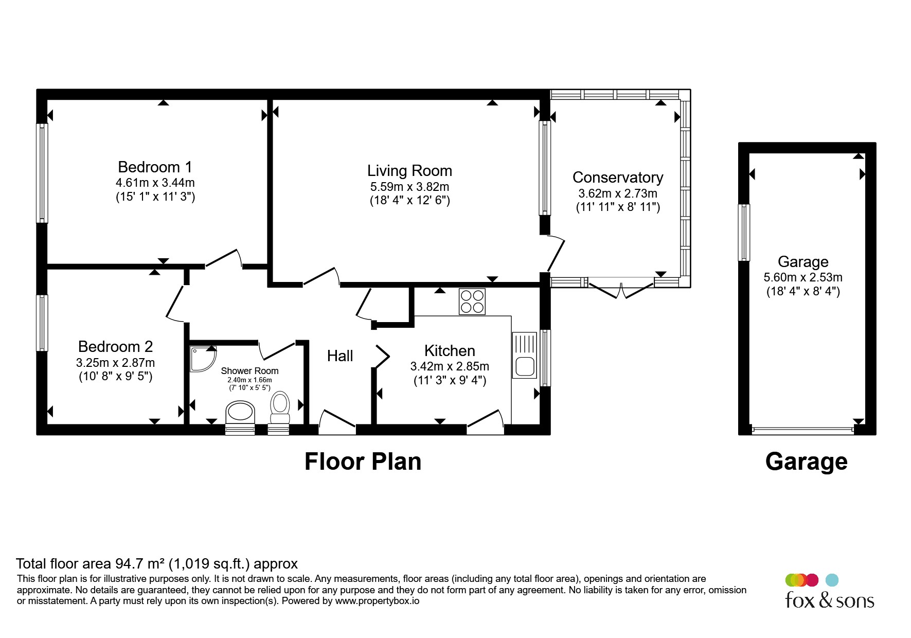 52, Golding Road, Eastbourne floorplan