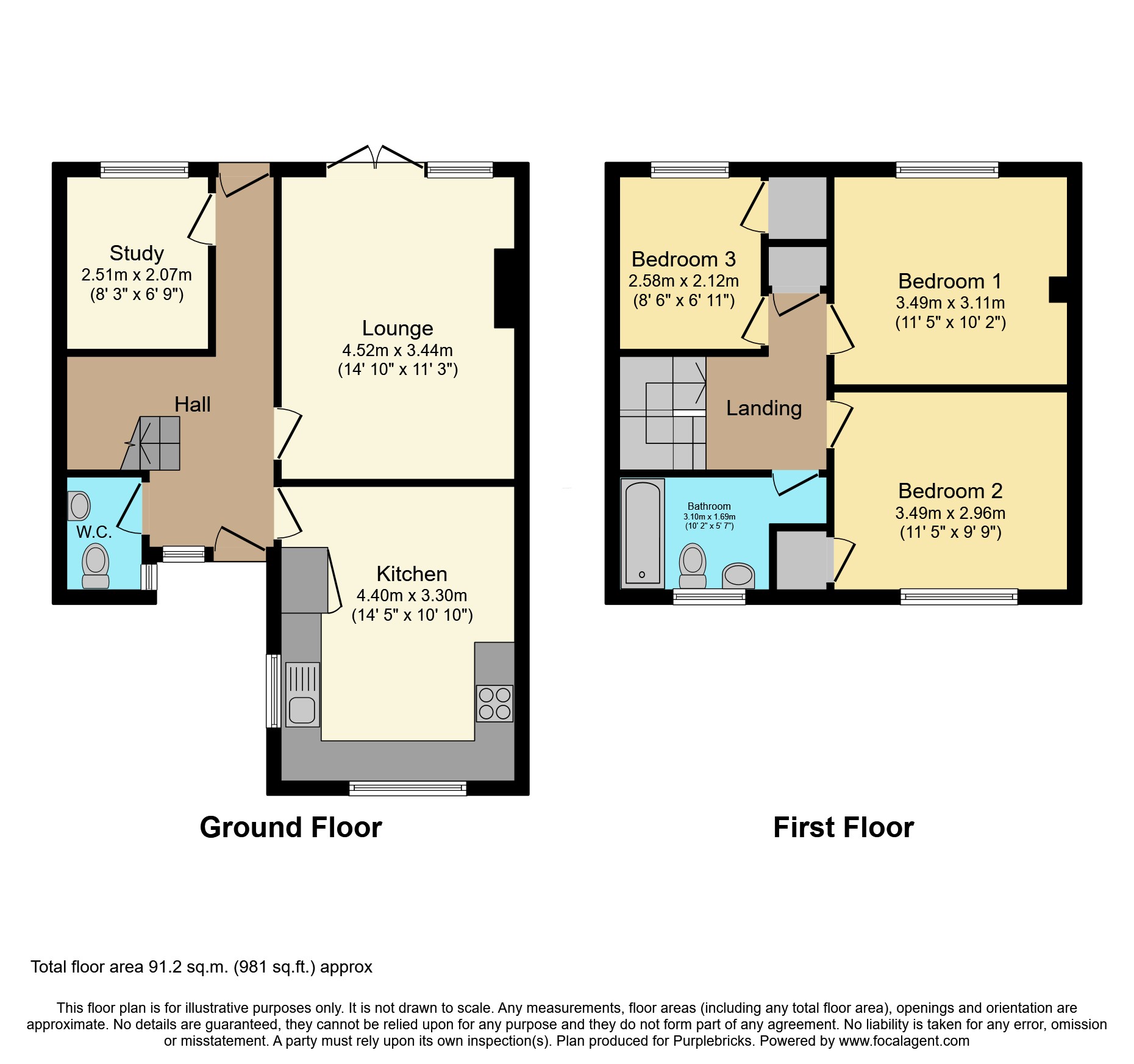 102, Grace Way, Stevenage floorplan