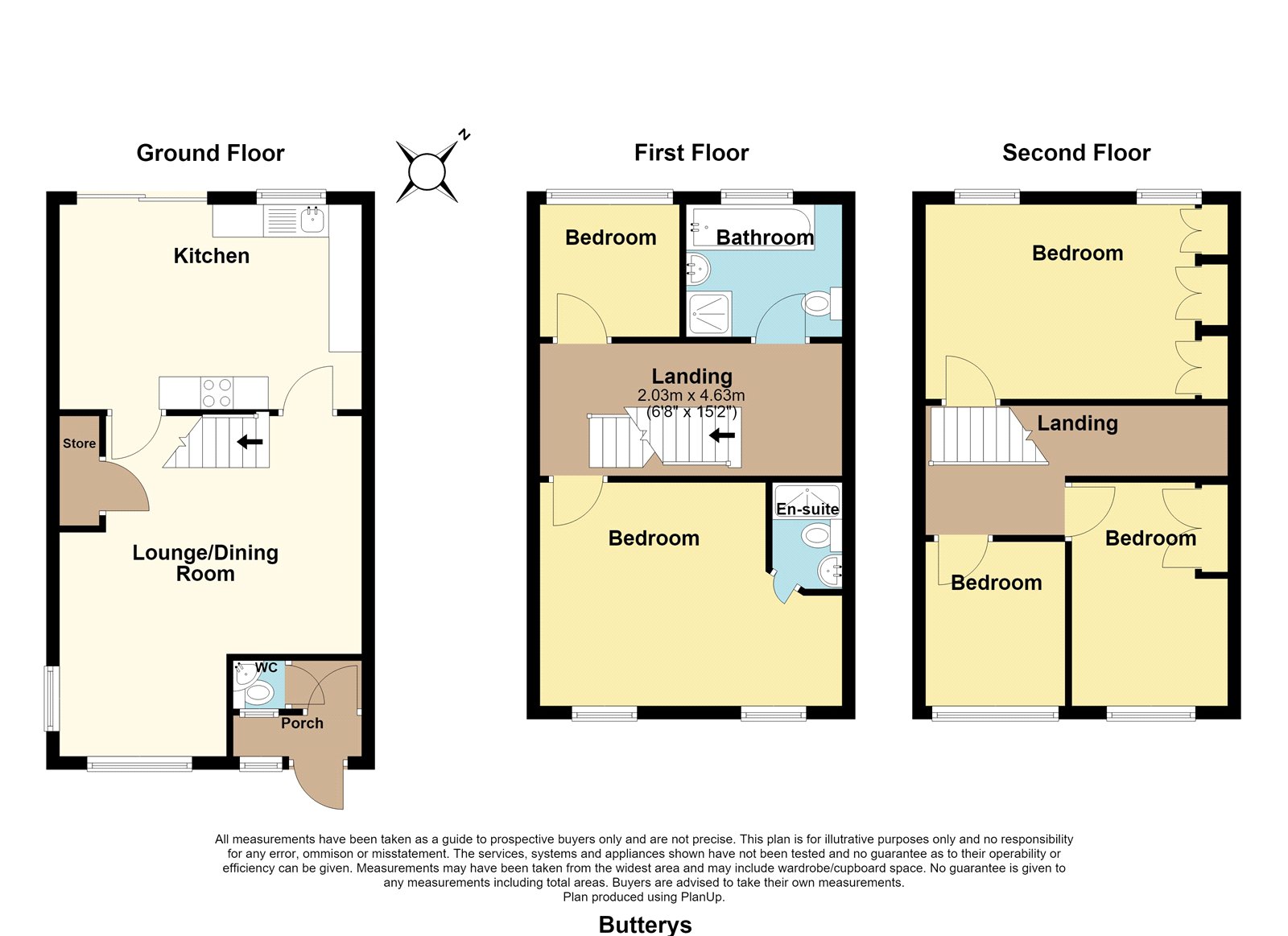 51, Butterys, Essex floorplan