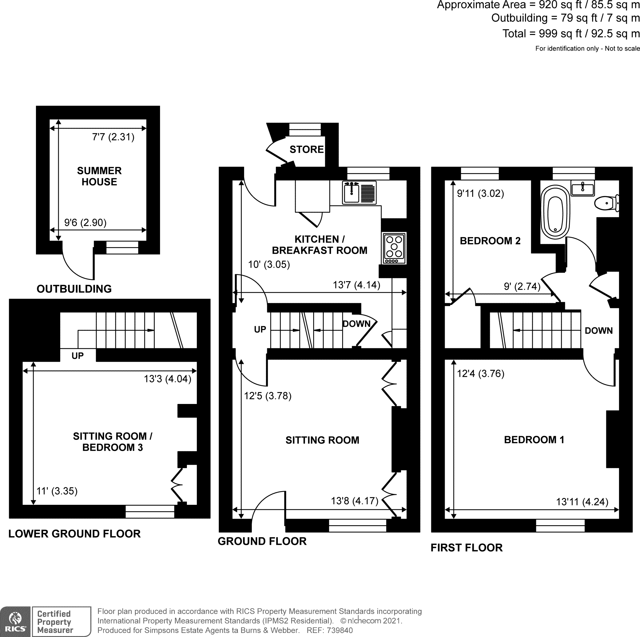20, Rock Place, Godalming floorplan