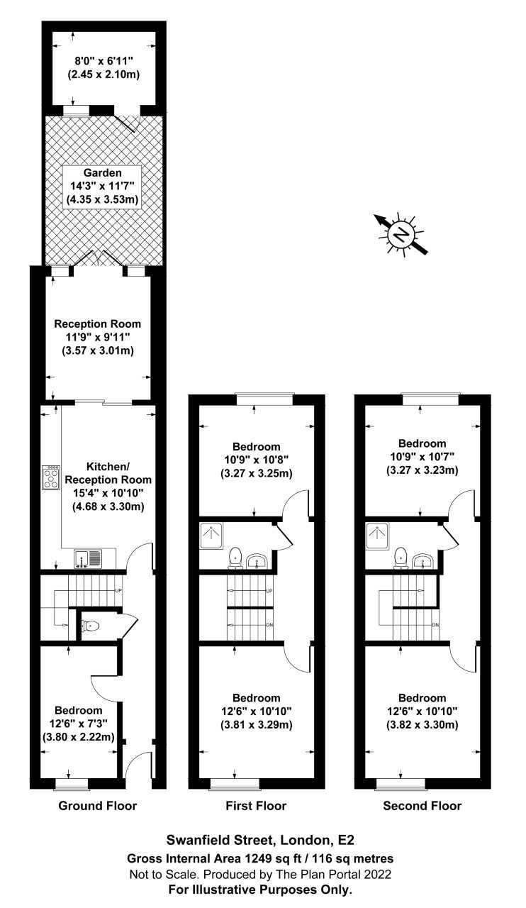 68, Swanfield Street, London floorplan