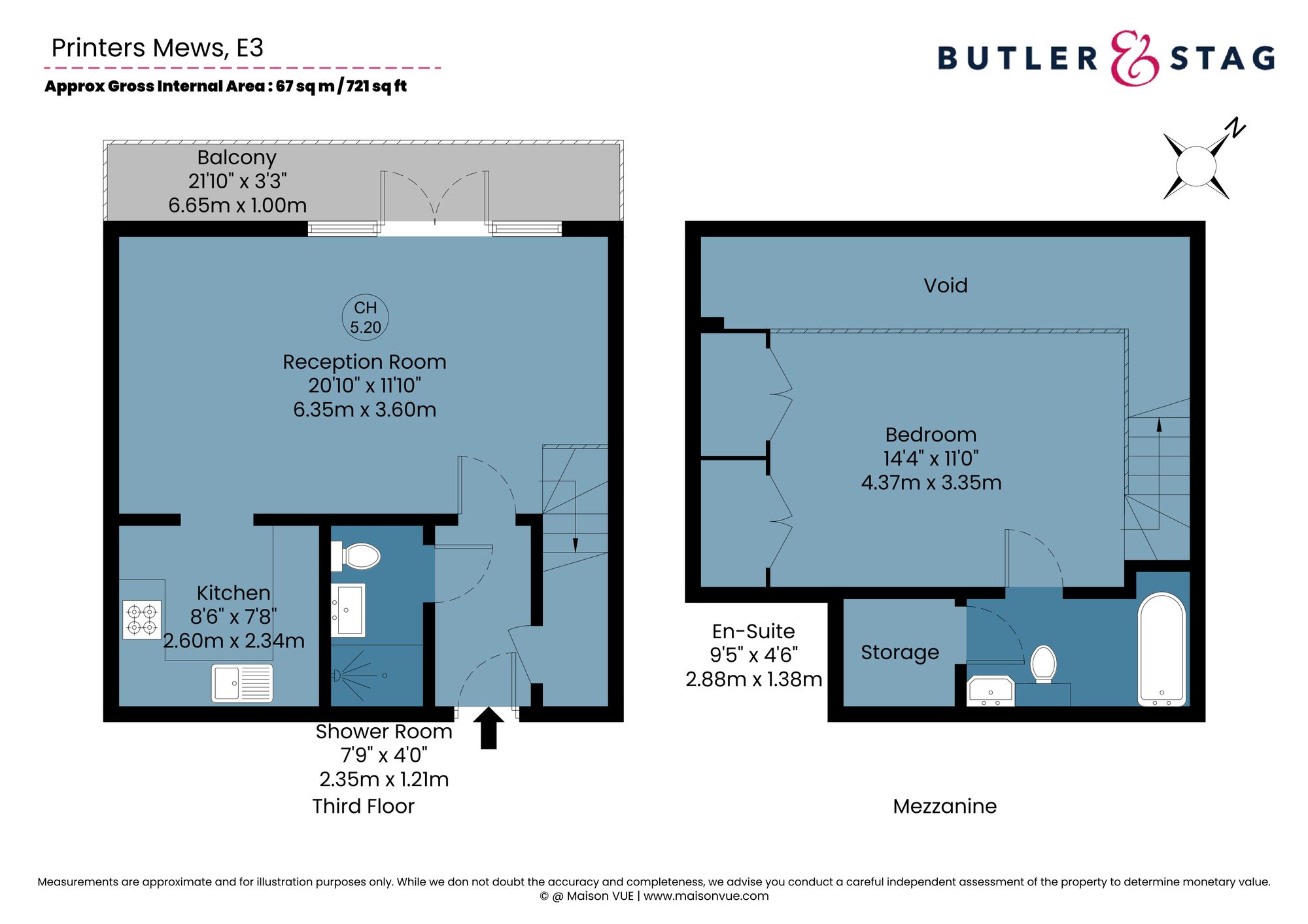 16 Printers Mews, London floorplan