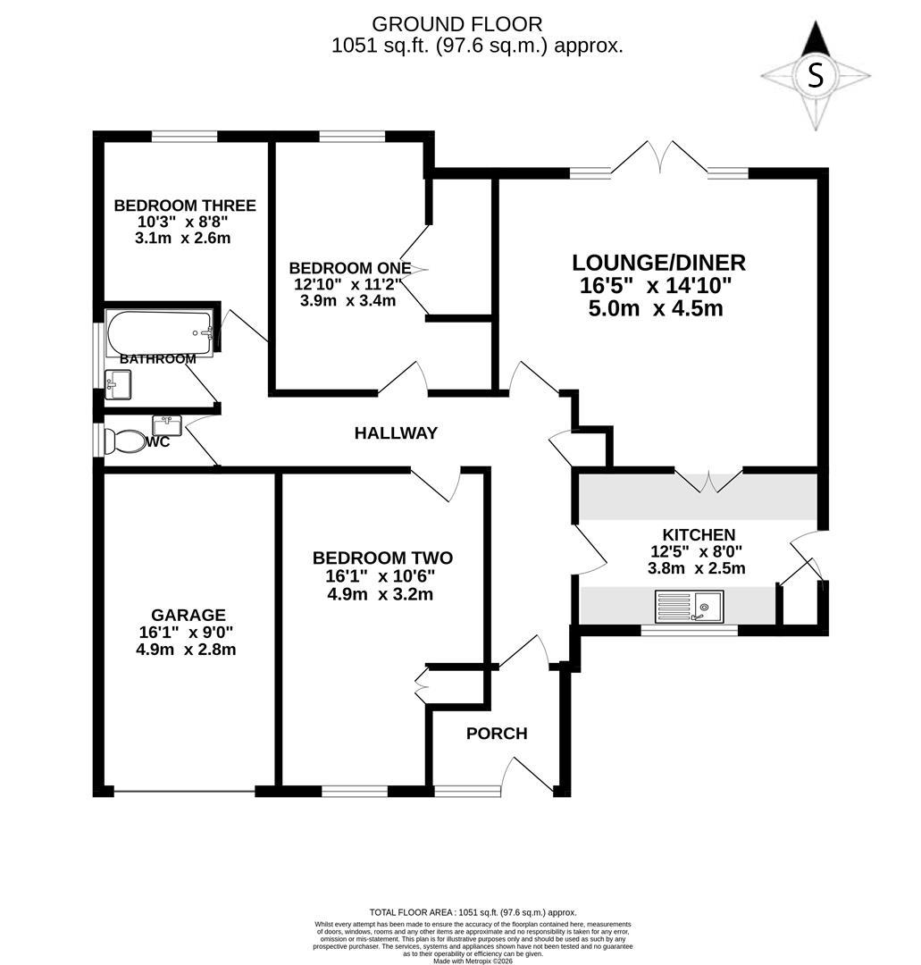 3, Moordown Avenue, Weymouth floorplan