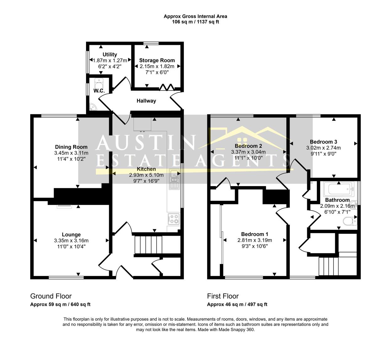 4, Milton Crescent, Weymouth floorplan