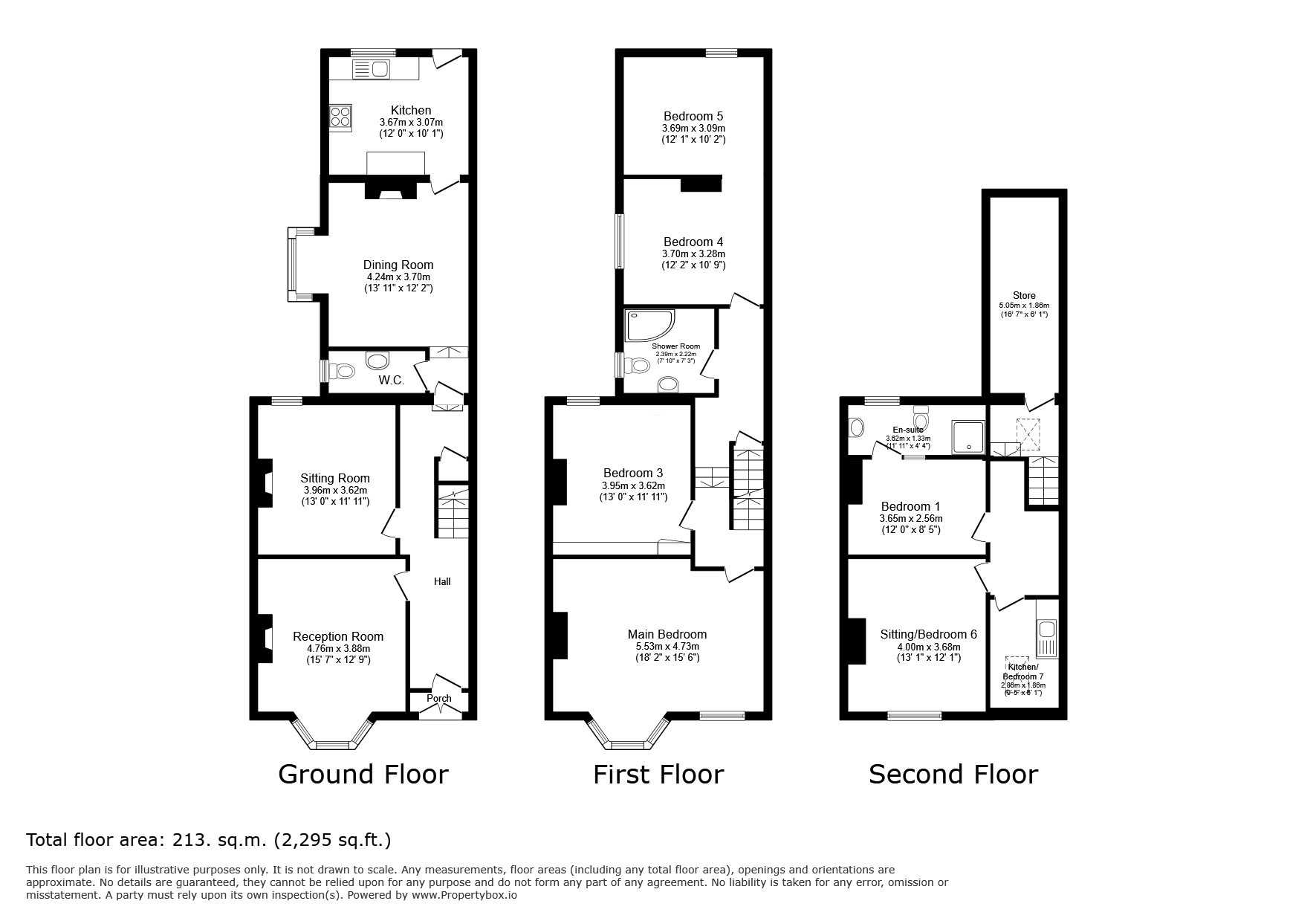 20, Butterton Road, Rhyl floorplan