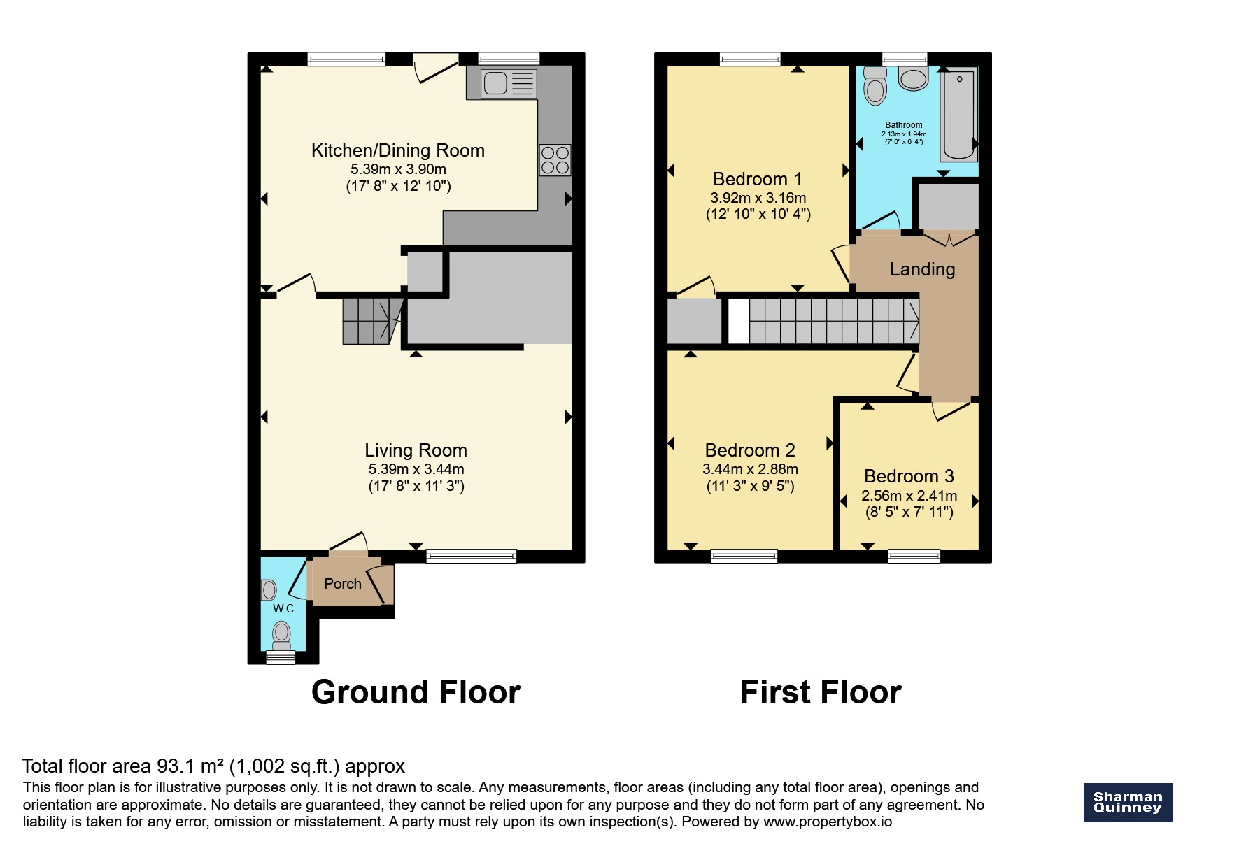 89, Hinchcliffe, Peterborough floorplan
