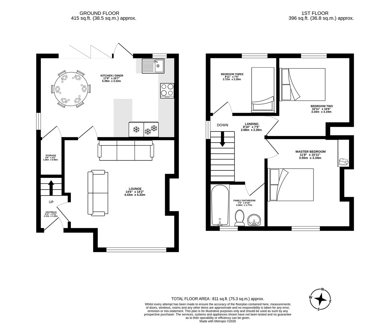 29, Kearsley Avenue, Preston floorplan
