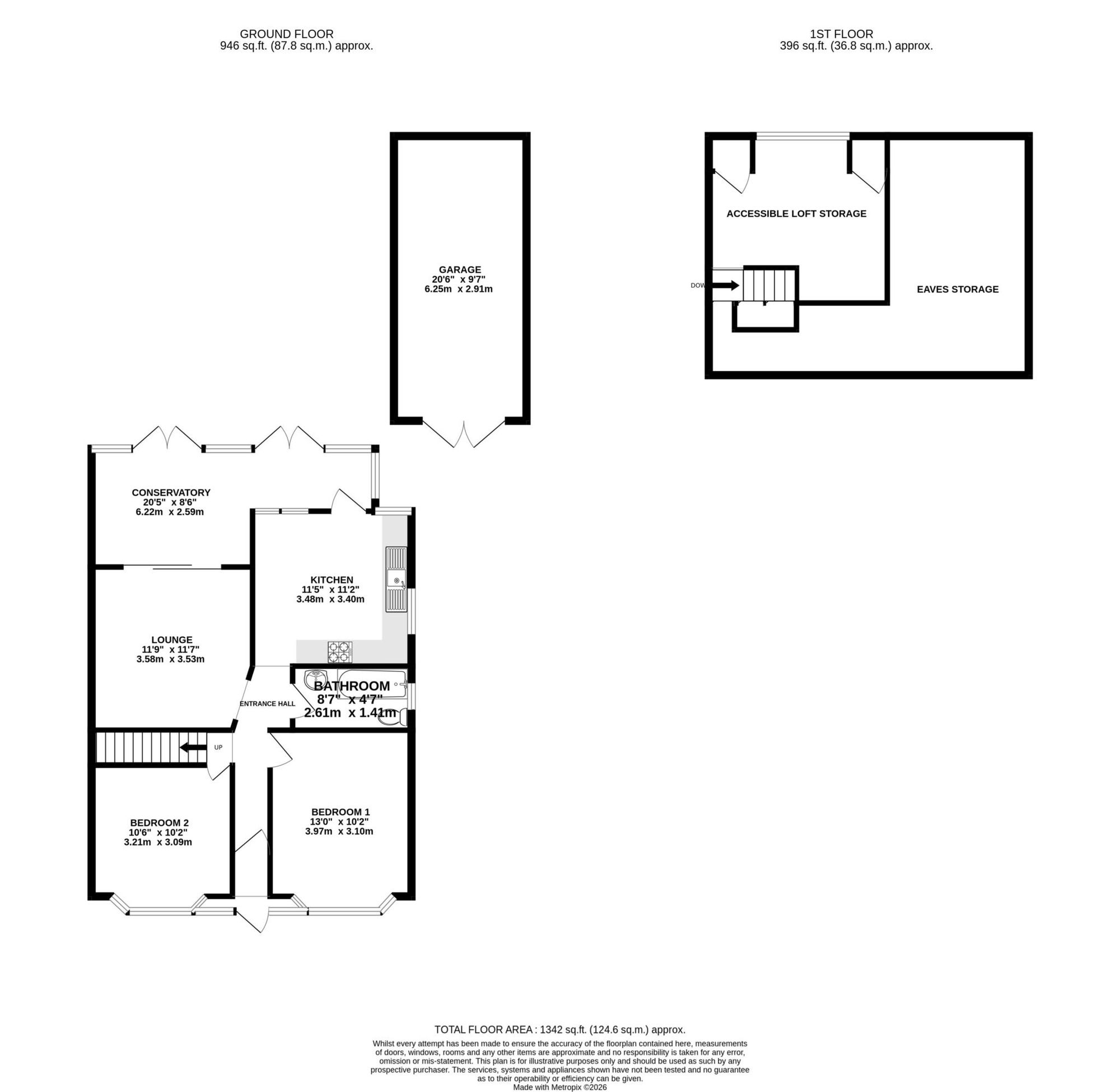 75 Compton Place, Watford floorplan