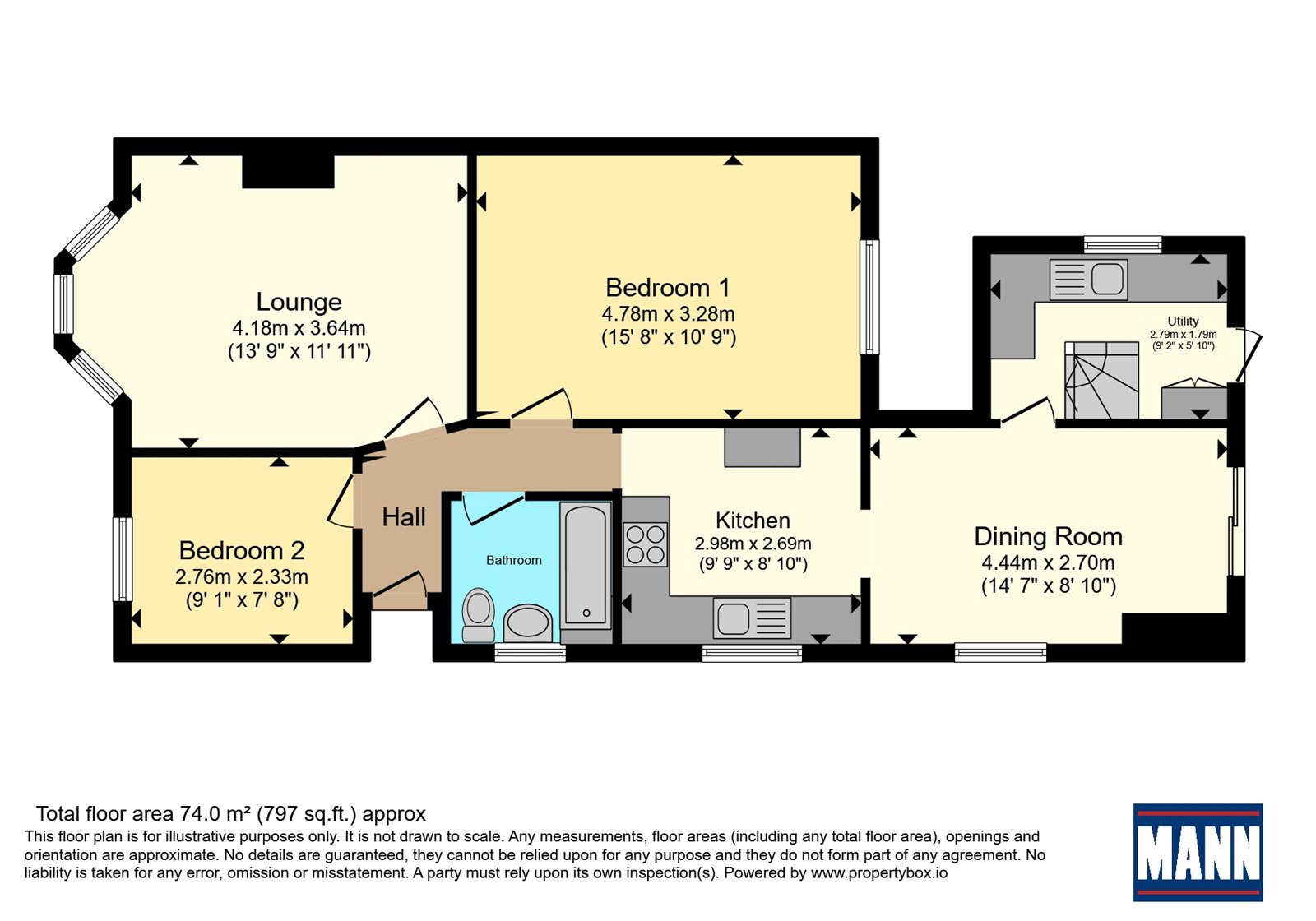 73, Abbey Road, Hampshire floorplan