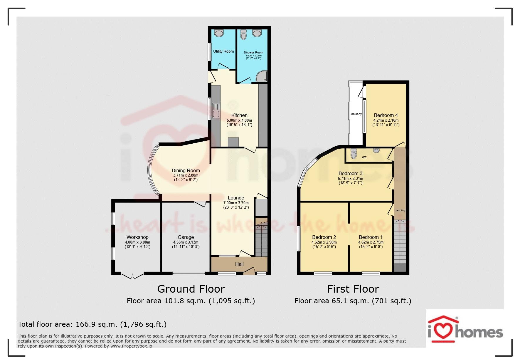 99, Castle Road, Walsall floorplan