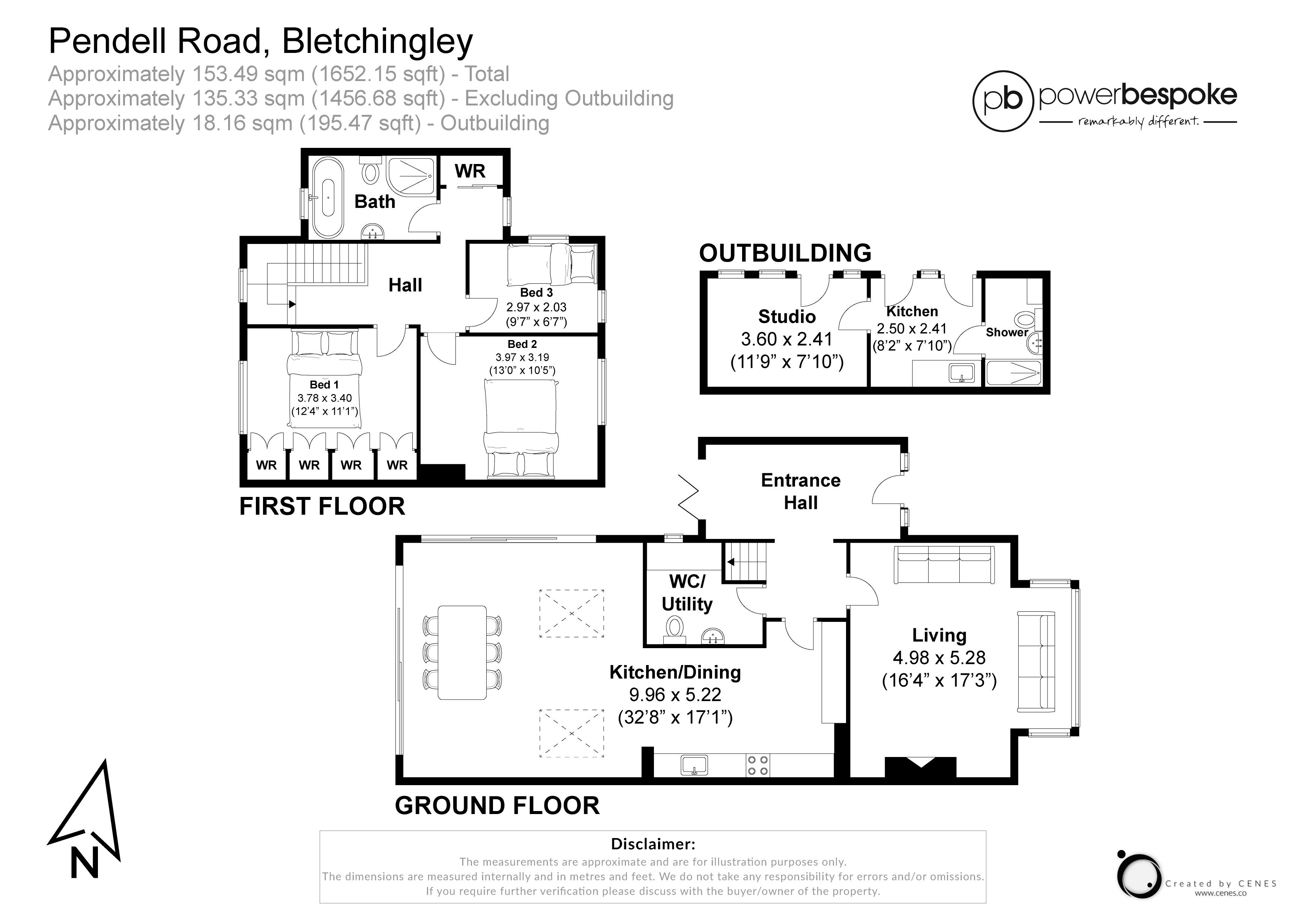 2 Lake Farm Cottages, Pendell Road, Redhill floorplan