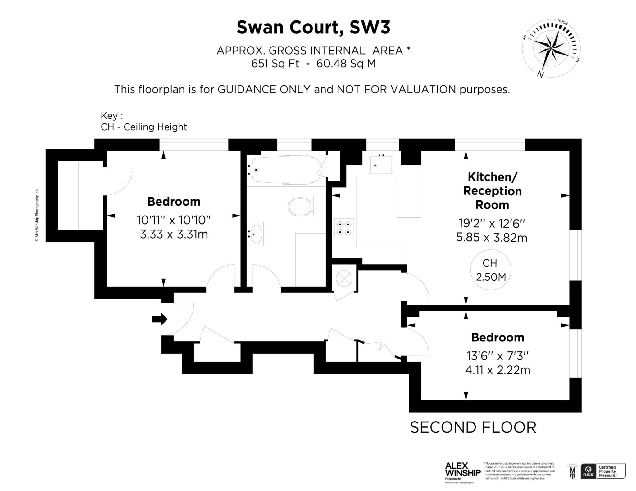 36 Swan Court, Chelsea Manor Street, London floorplan
