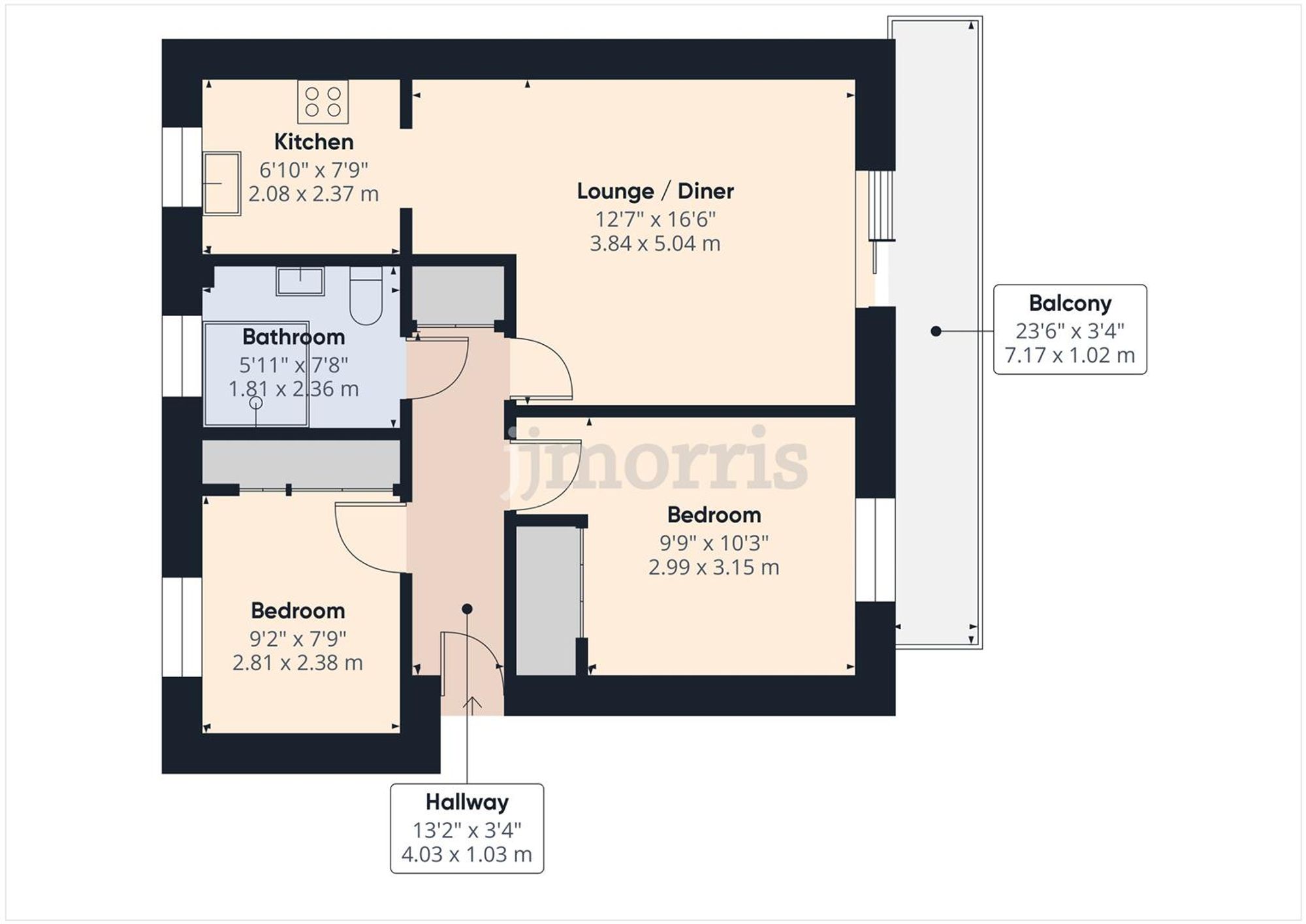 Flat 32, Cawdor Court Spring Gardens, Narberth floorplan