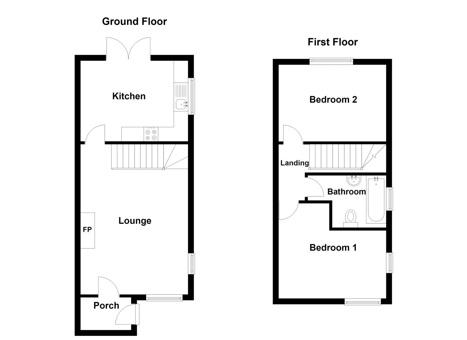 10 Savile Mews, Lees House Road, Dewsbury floorplan