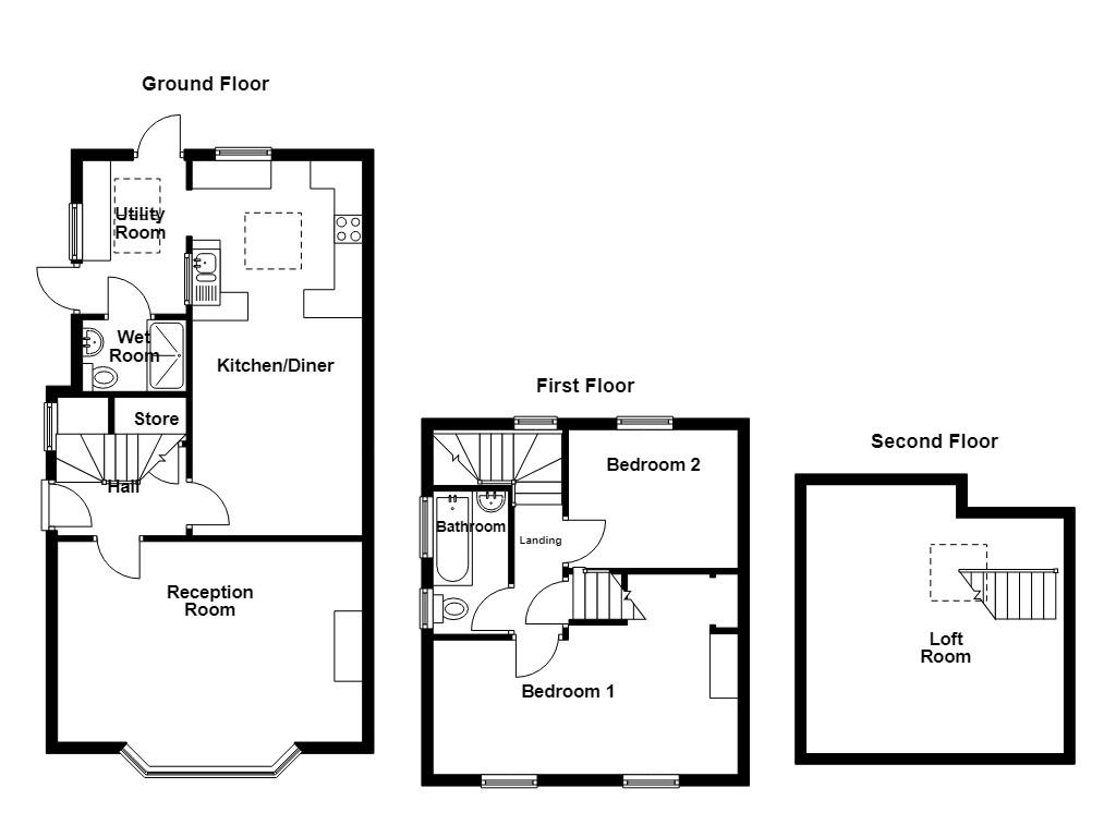 9, Woodlands Drive, Whalley floorplan