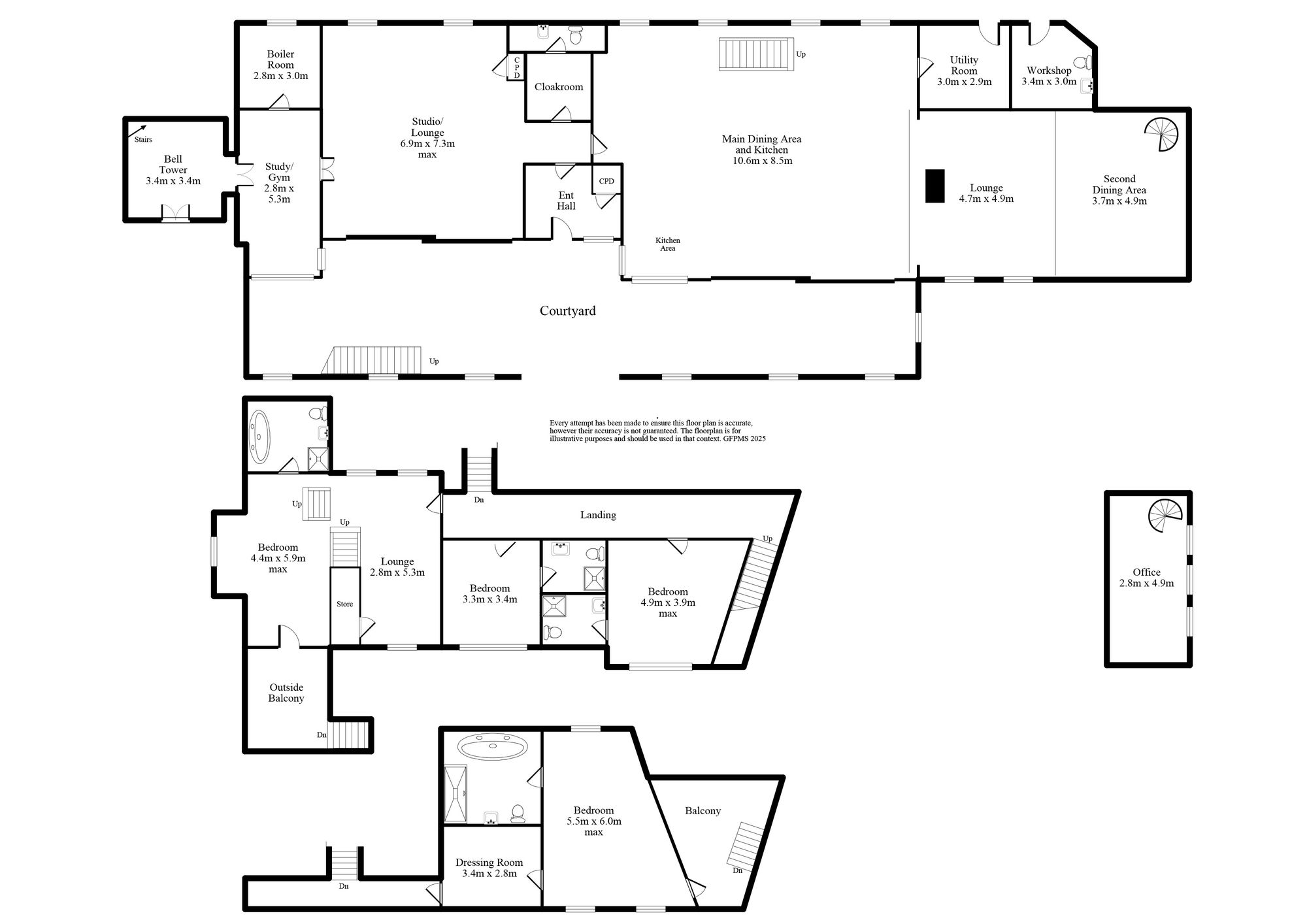 St. Pauls Church Halifax Road, Bradford floorplan